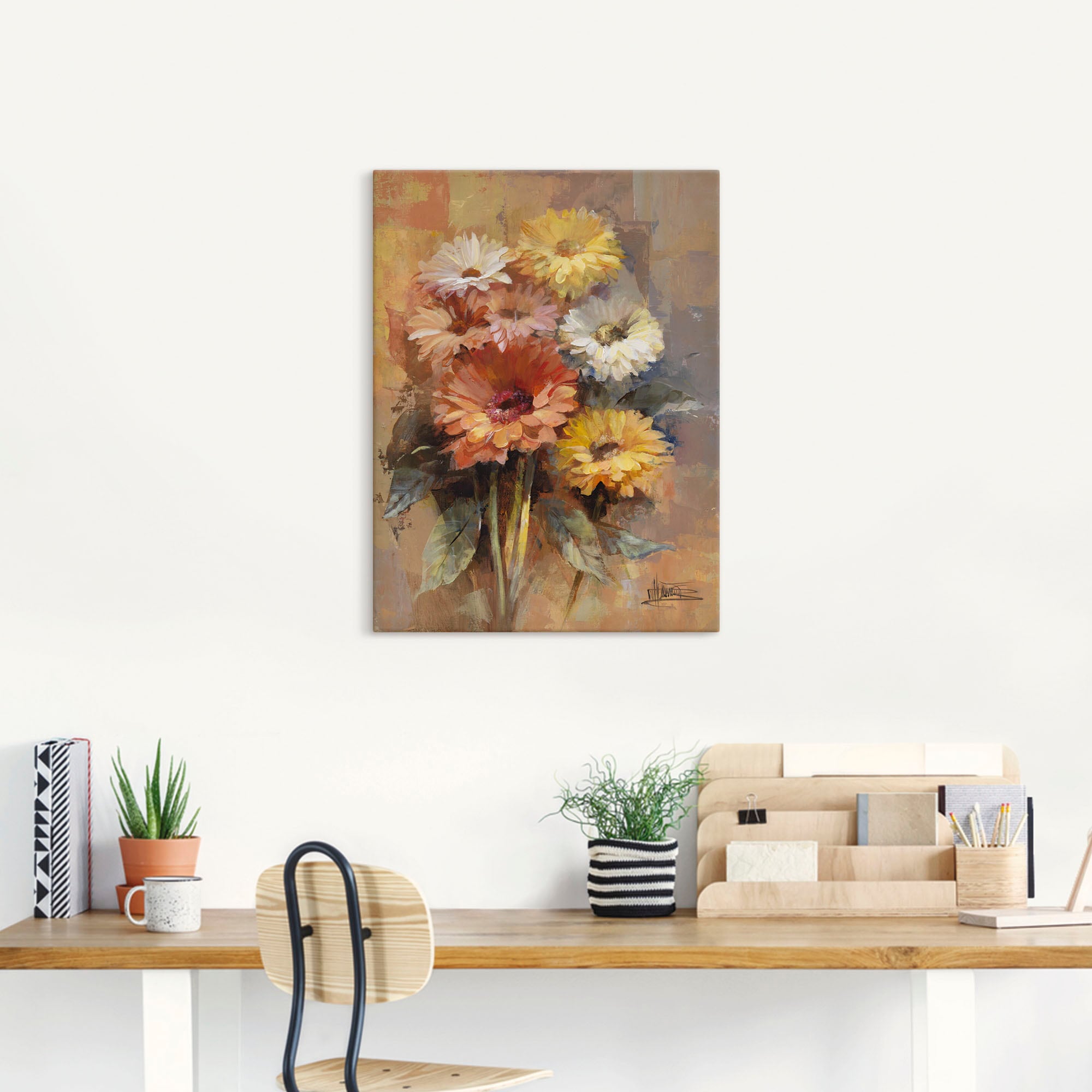 Artland Wandbild »Blumenstrauß II«, Blumen, (1 St.), als Leinwandbild, Poster, Wandaufkleber in verschied. Größen