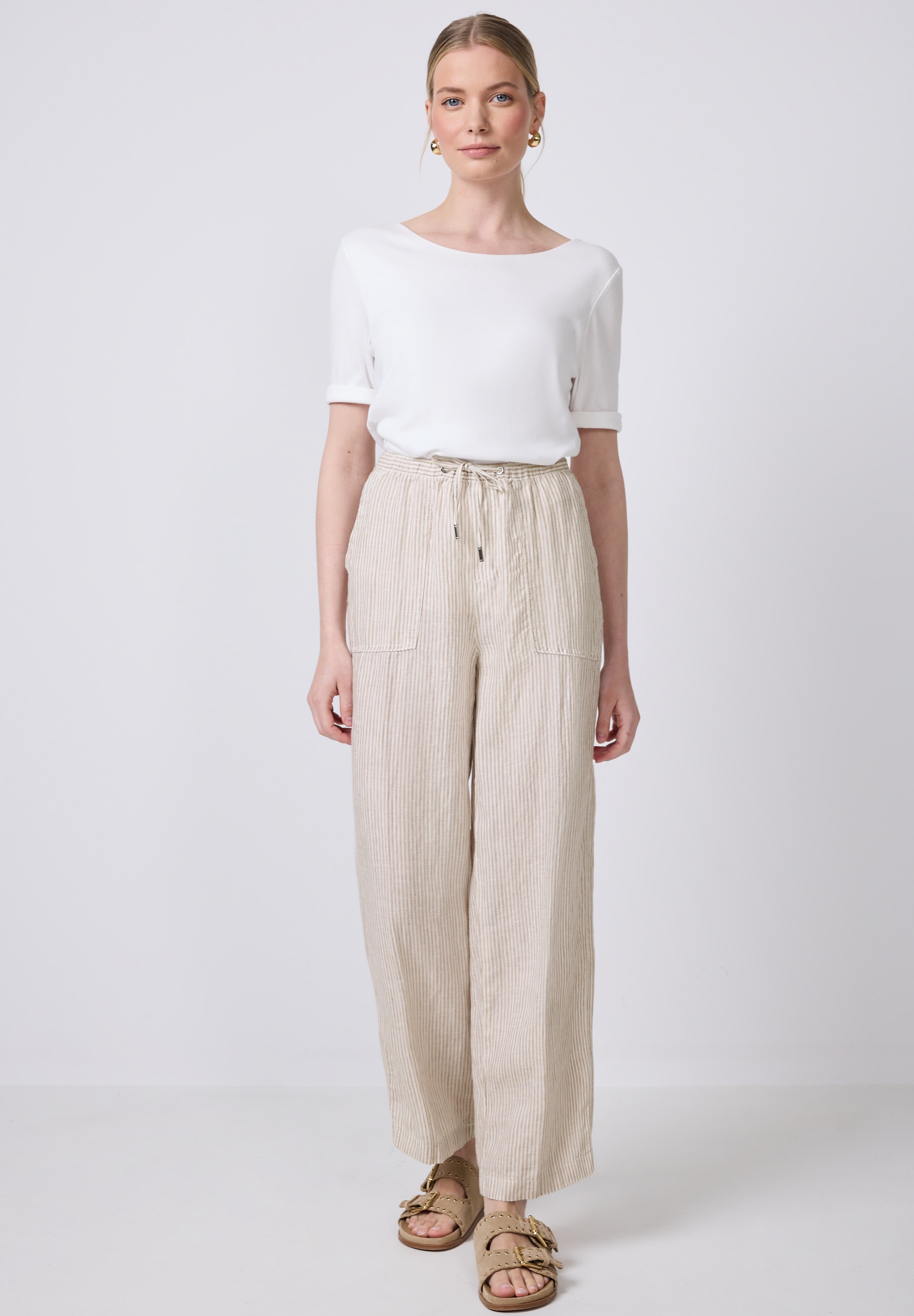 STREET ONE STUDIO Stoffhose, High Waist