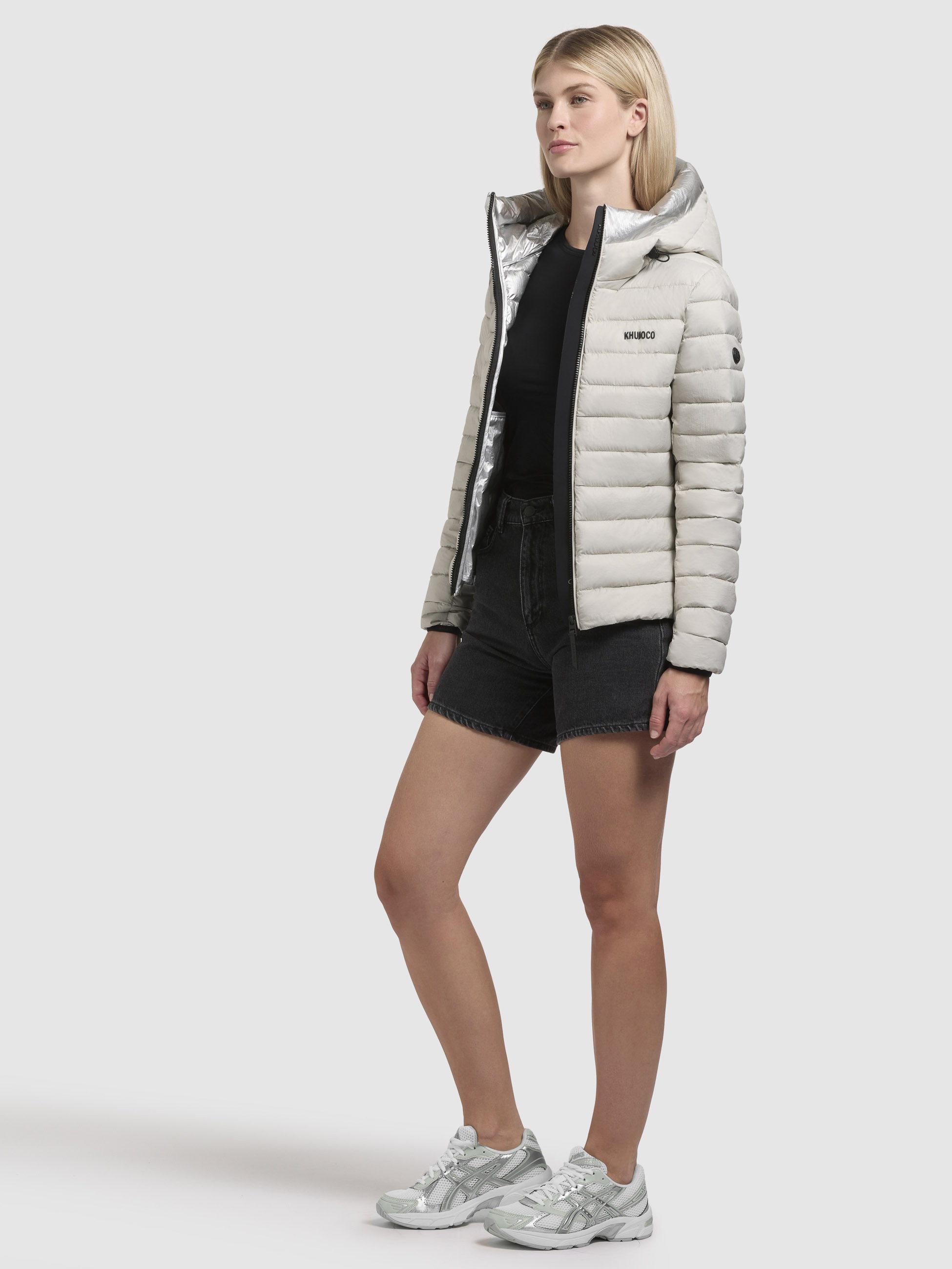 khujo Steppjacke »VRONI«, mit Kapuze