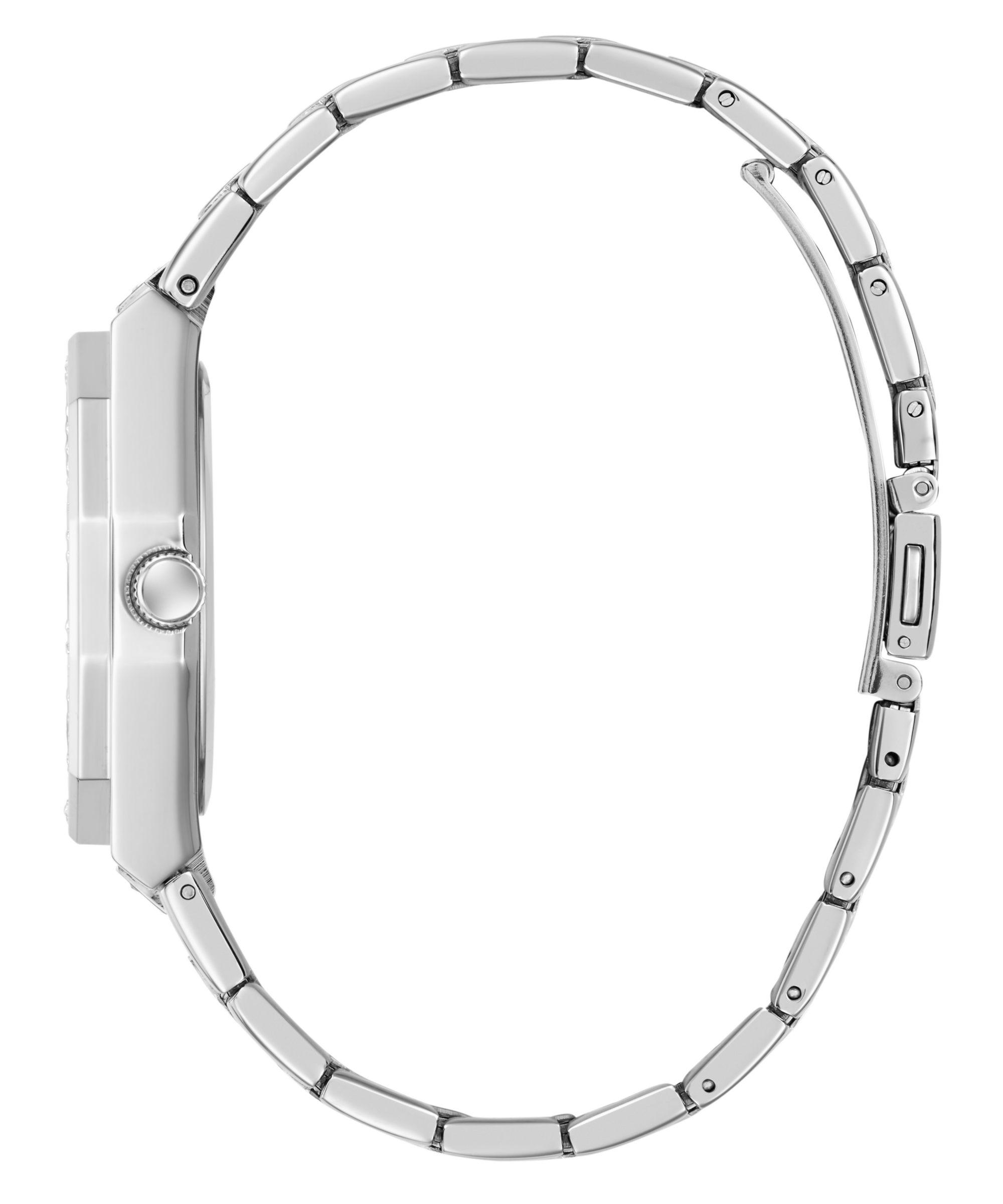 Guess Multifunktionsuhr »QUINN«, Quarzuhr, Armbanduhr, Damenuhr, Edelstahlarmband, Datum