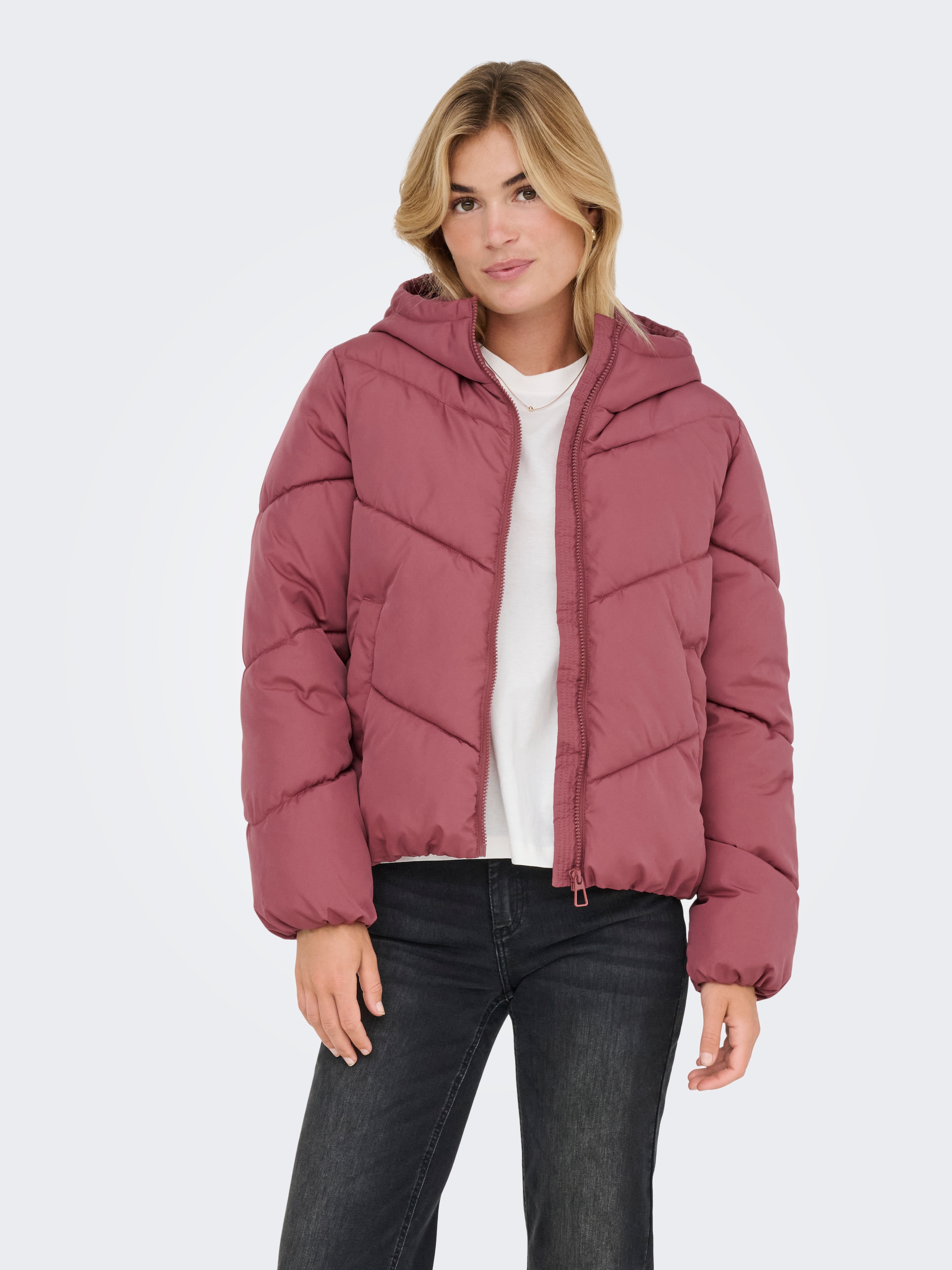 ONLY Steppjacke "ONAGNETE PUFFER HOOD JACKET OTW ZL", mit Kapuze günstig online kaufen