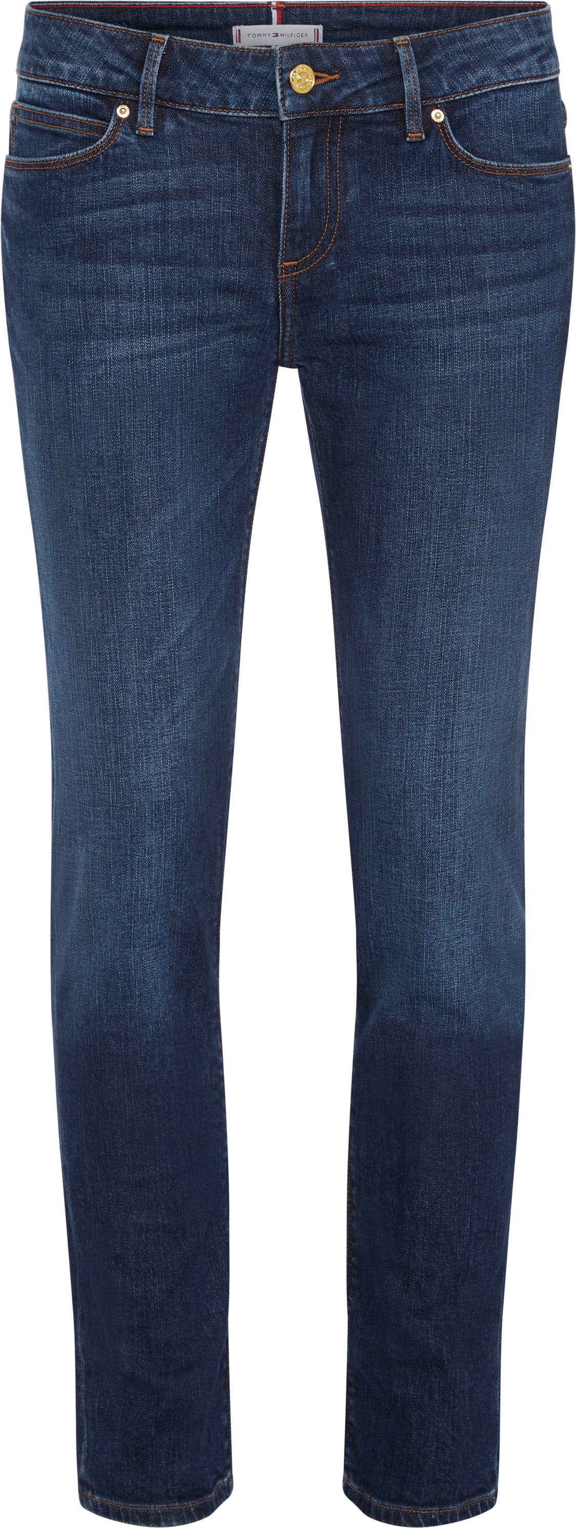 Forsendelse skranke gallon Tommy Hilfiger Slim-fit-Jeans »HERITAGE MILAN SLIM LW«, mit Tommy Hilfiger  Logo-Badge online bestellen | BAUR