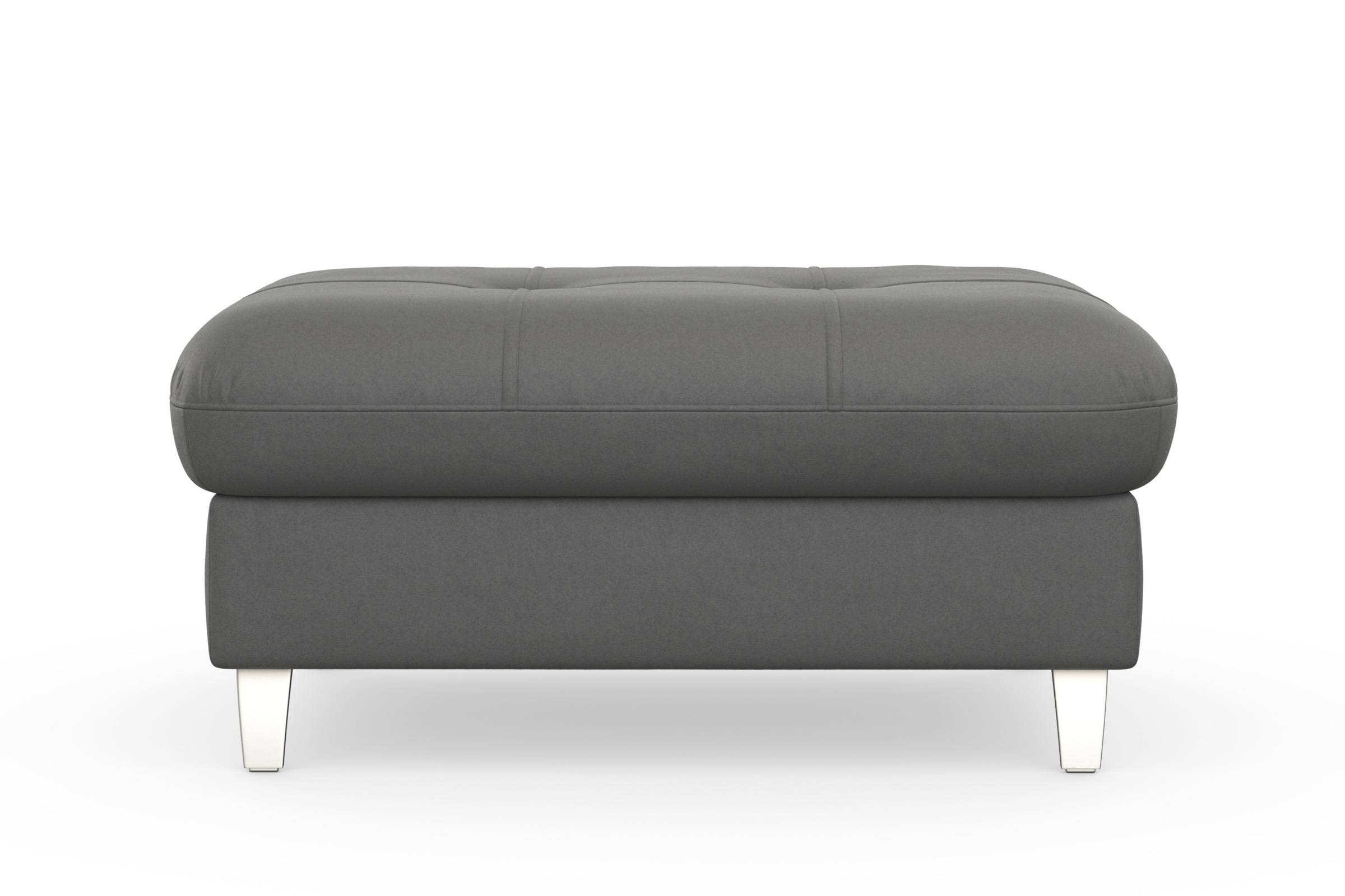 Sit & More Marano Storage Ottoman Steel 2