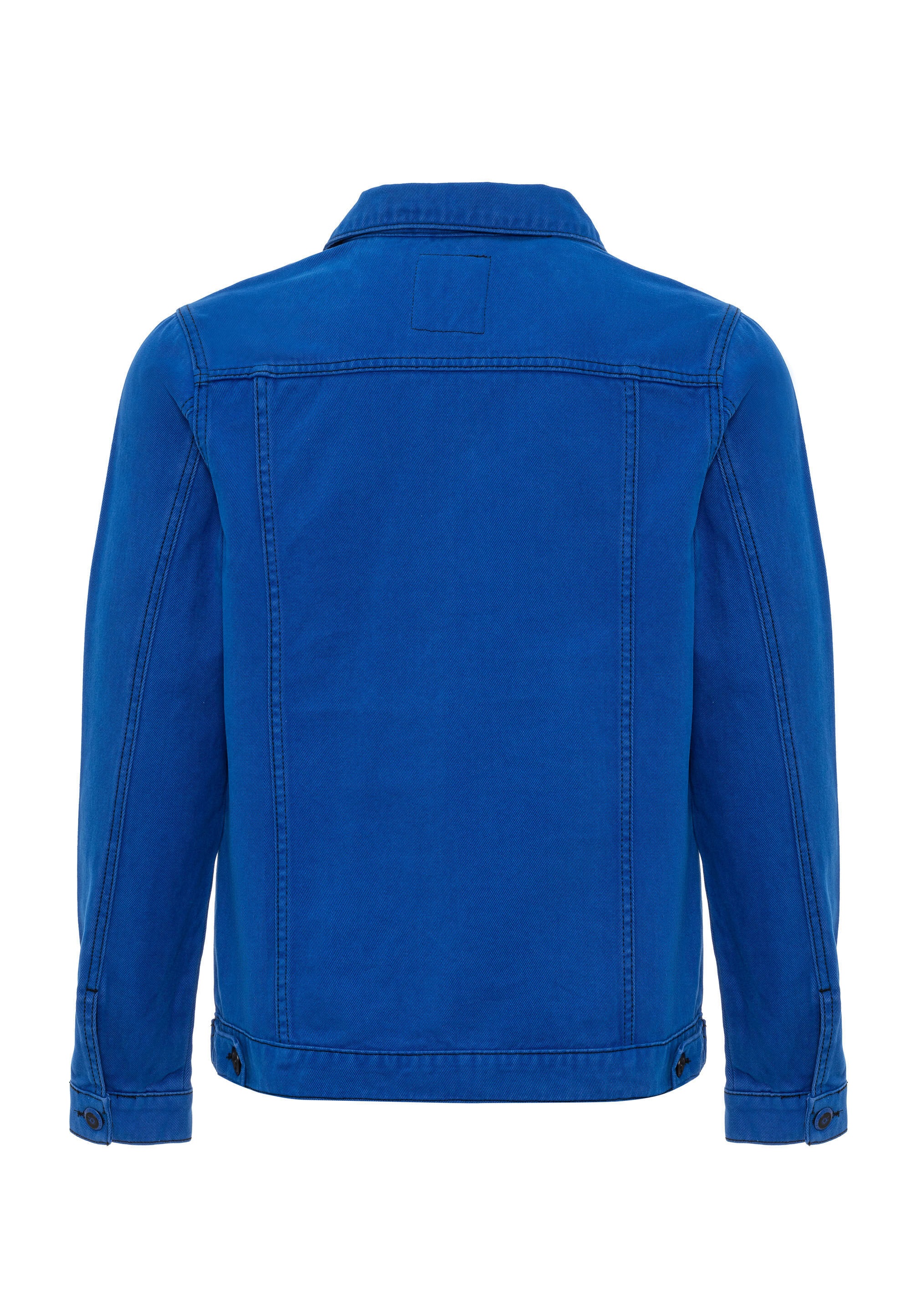 Cipo & Baxx Jeansjacke »CJ289« ohne Kapuze mit Knopfleiste