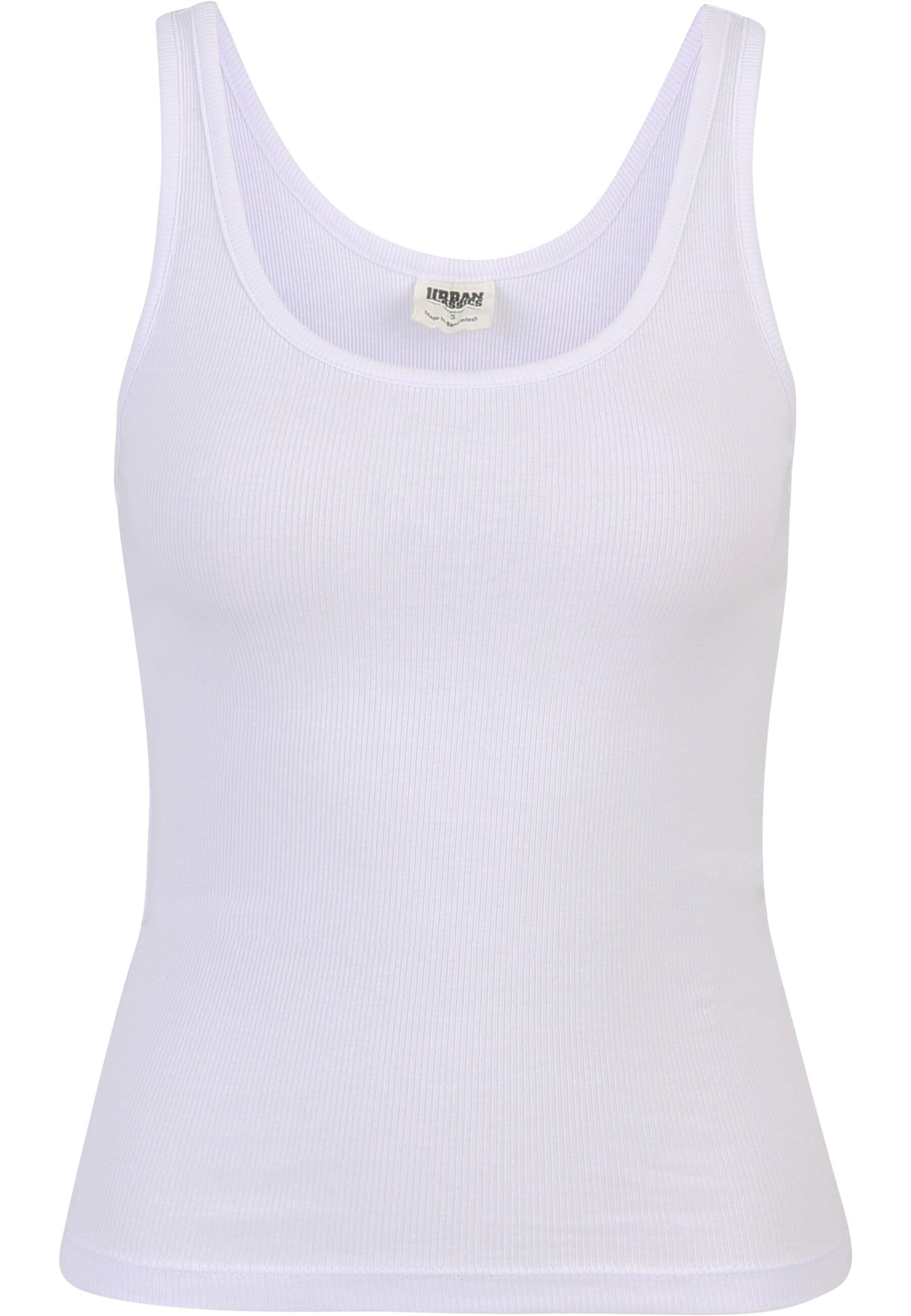 URBAN CLASSICS Muskelshirt »Urban Classics Ladies Organic Basic Rib Top 2-Pack«, (1 tlg.)