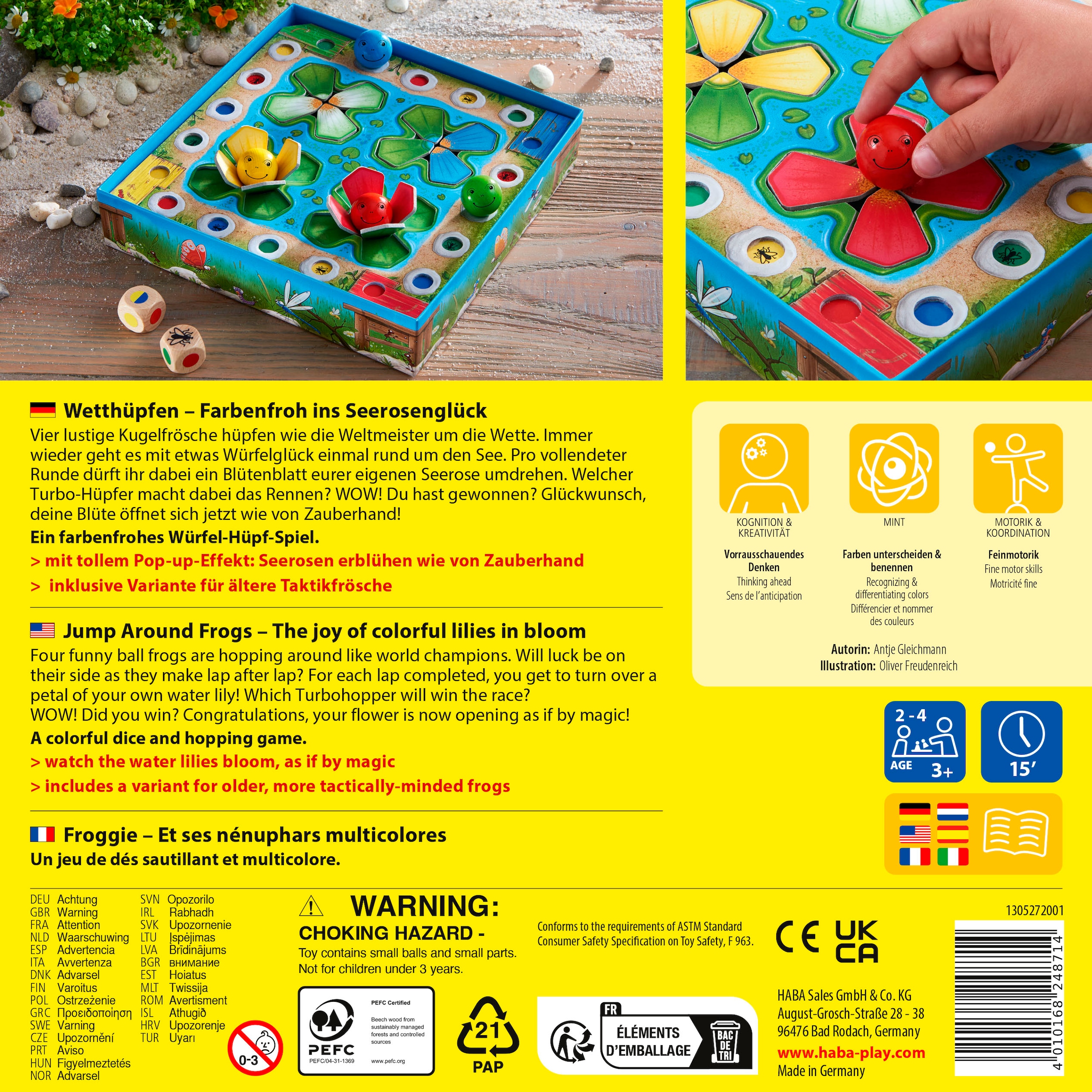 Haba Spiel »Wetthüpfen«, Made in Germany