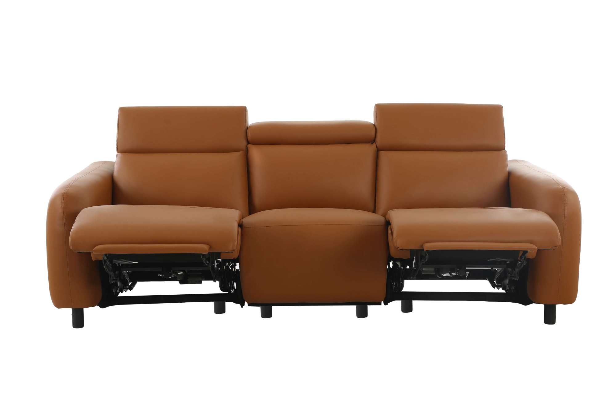 Home affaire 3-Sitzer »SKAANE Lederoptik, 229 cm, manuelle-u. elektrische Relaxfunktion«, Relax-Funktion in 2 Sitzen, Kopfteilverstellung, Federkernpolsterung