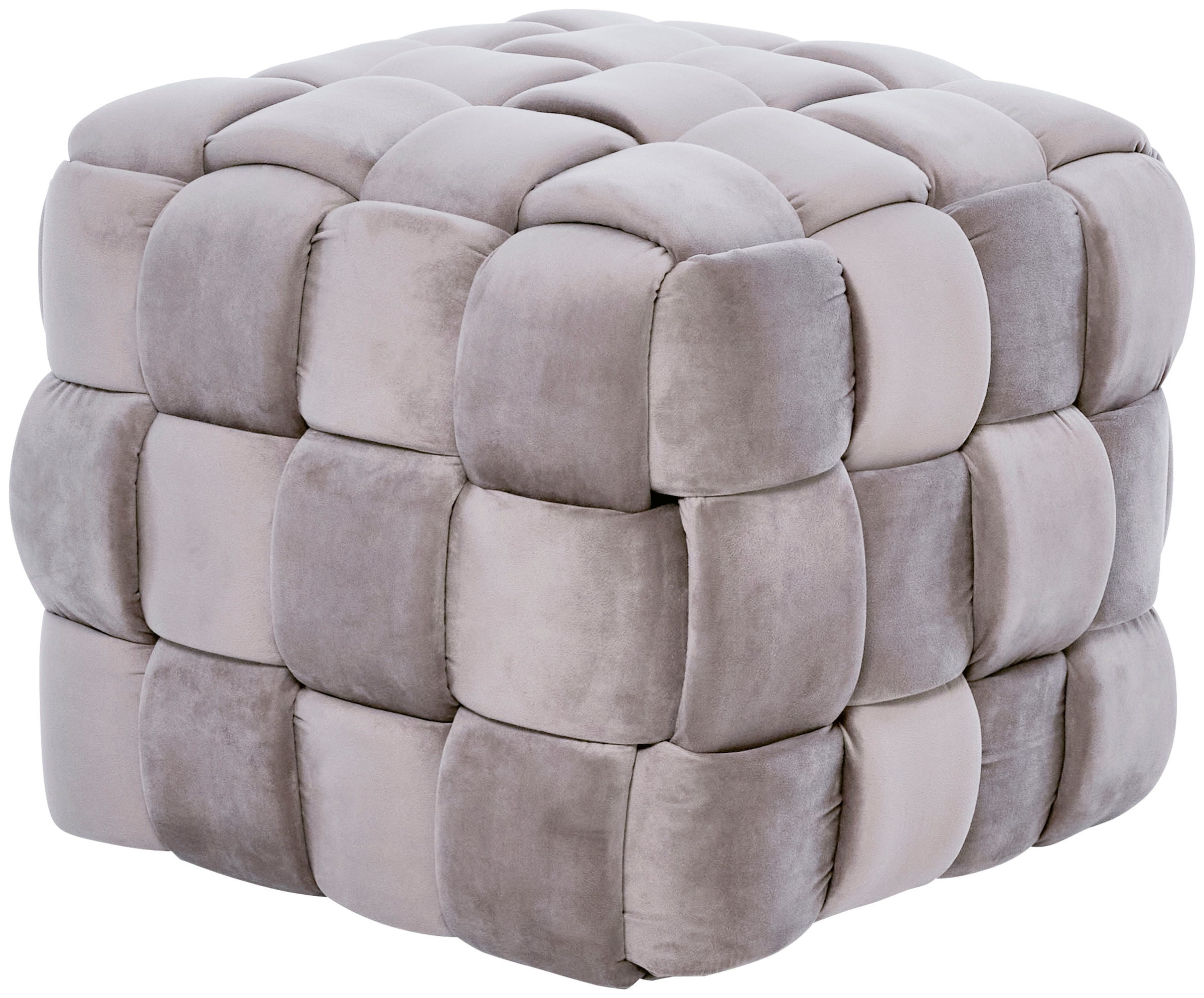 Jahnke "WEB ART S" Hocker, Couchtisch, Beistelltisch gepolstert in edler Fl günstig online kaufen