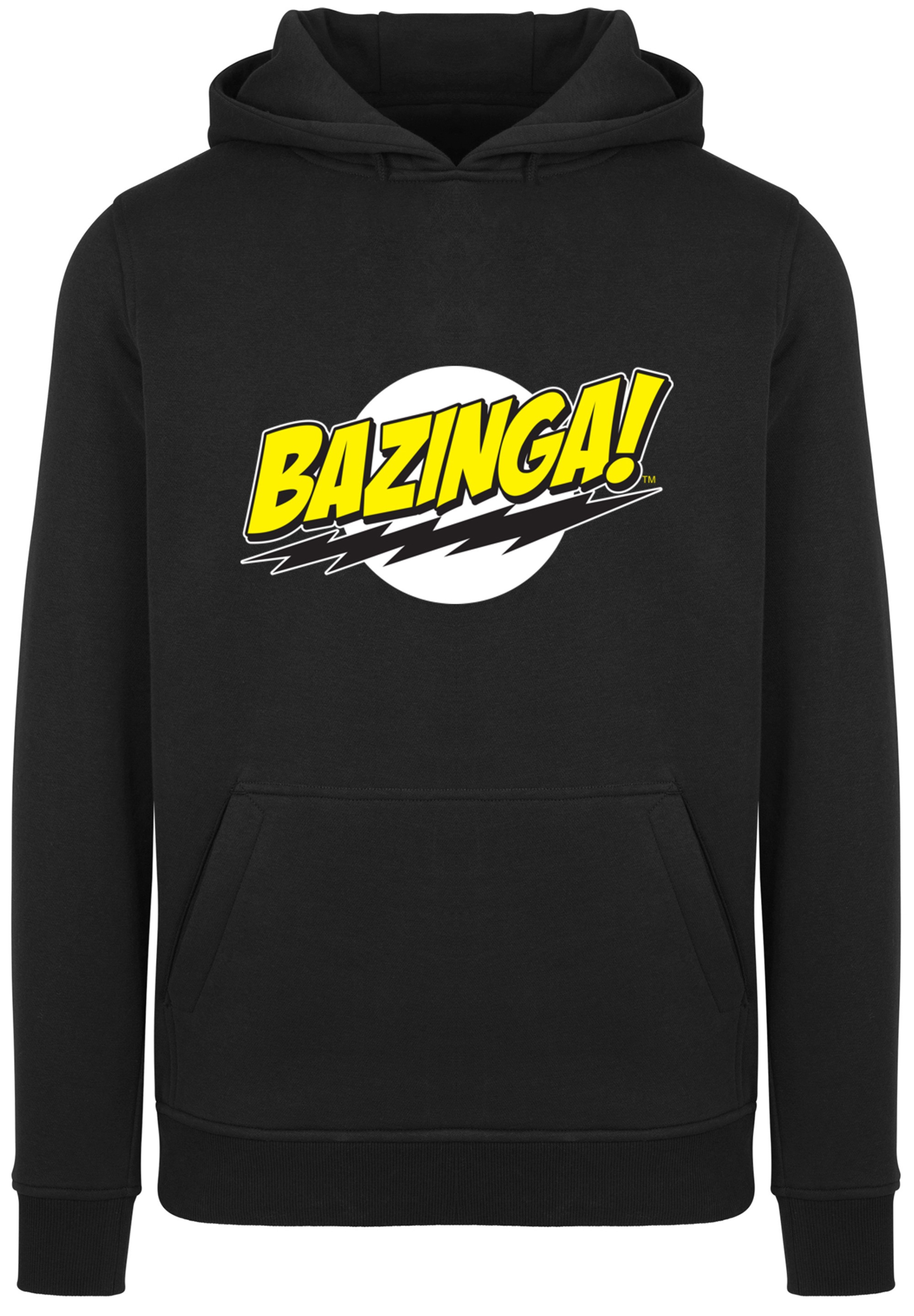 F4NT4STIC Sweatshirt »Big Bang Theory TV Serie Sheldon Bazinga«, Herren,Premium Merch,Slim-Fit,Kapuzenpullover,Bedruckt