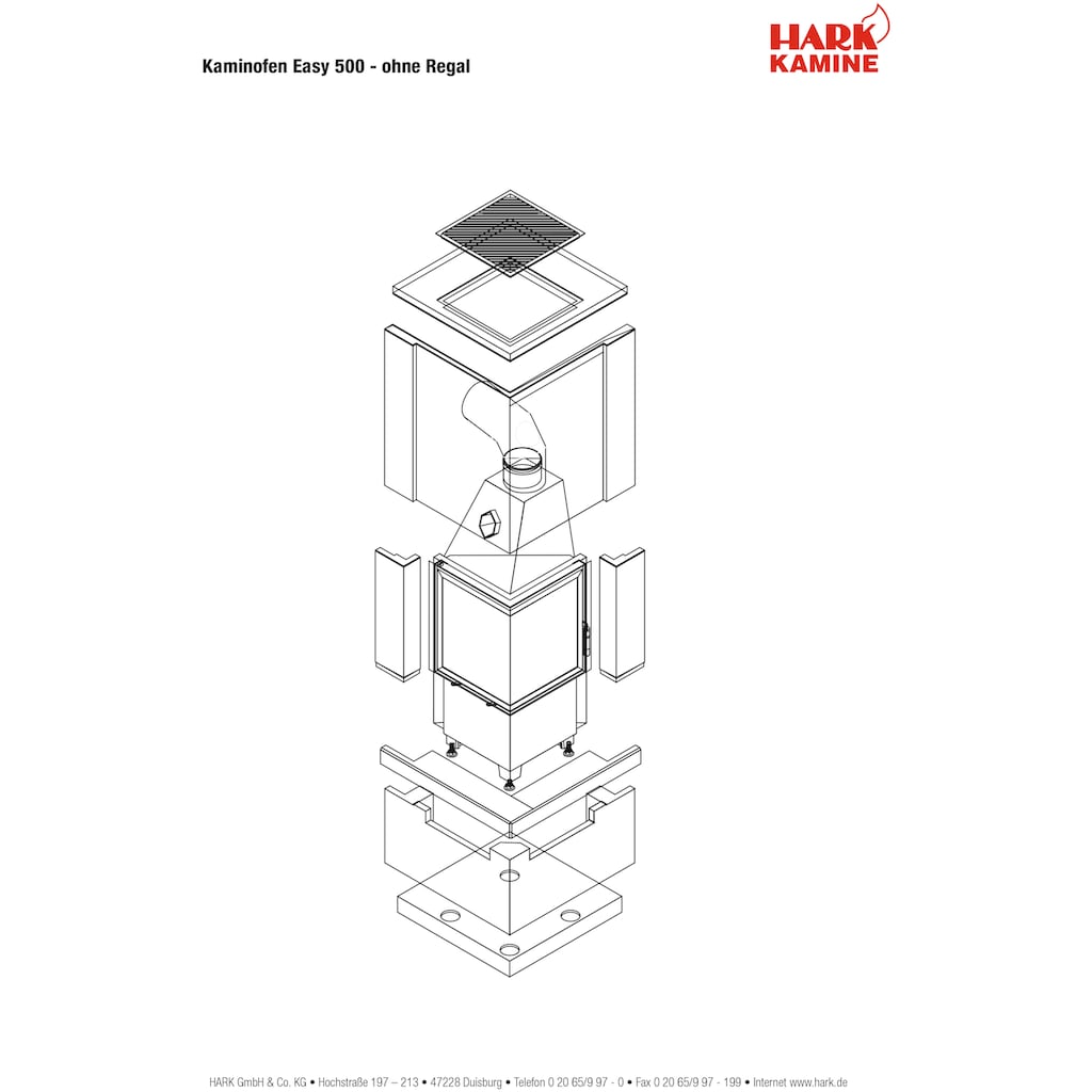 HARK Kaminbausätze »Easy 500«