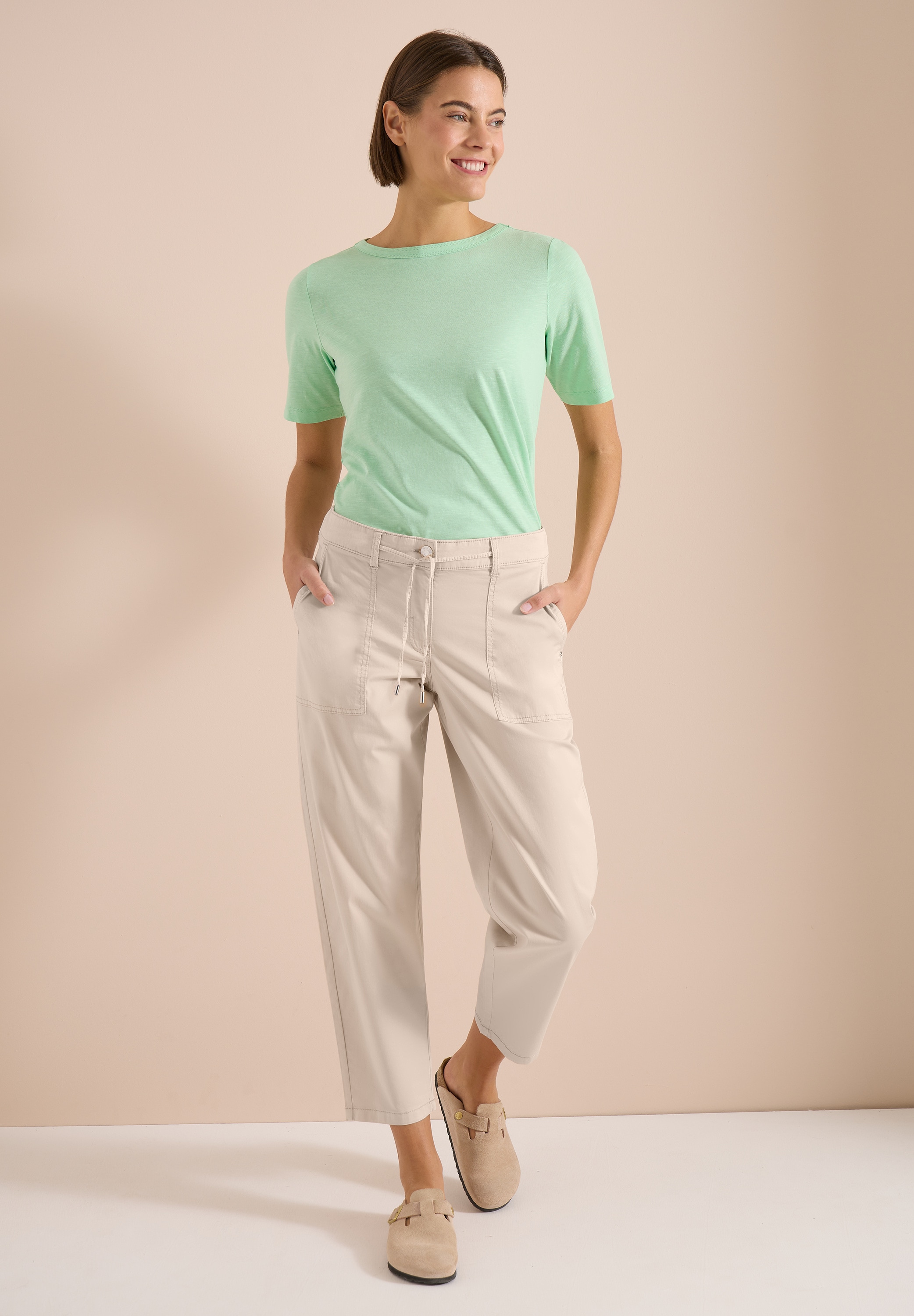 Cecil Stoffhose  Middle Waist