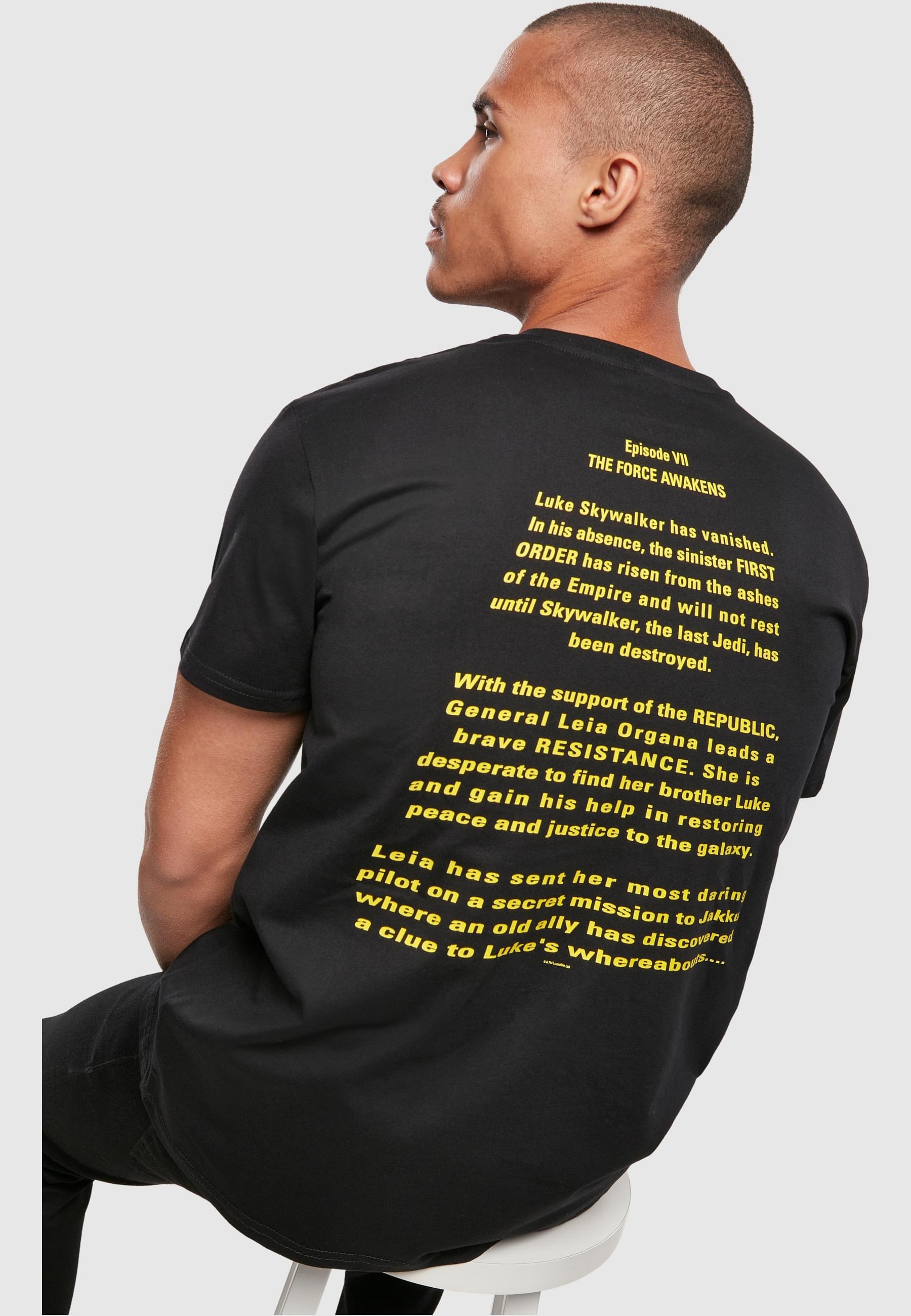Merchcode T-Shirt »Merchcode Herren Star Wars Crawl Tee«, (1 tlg.)