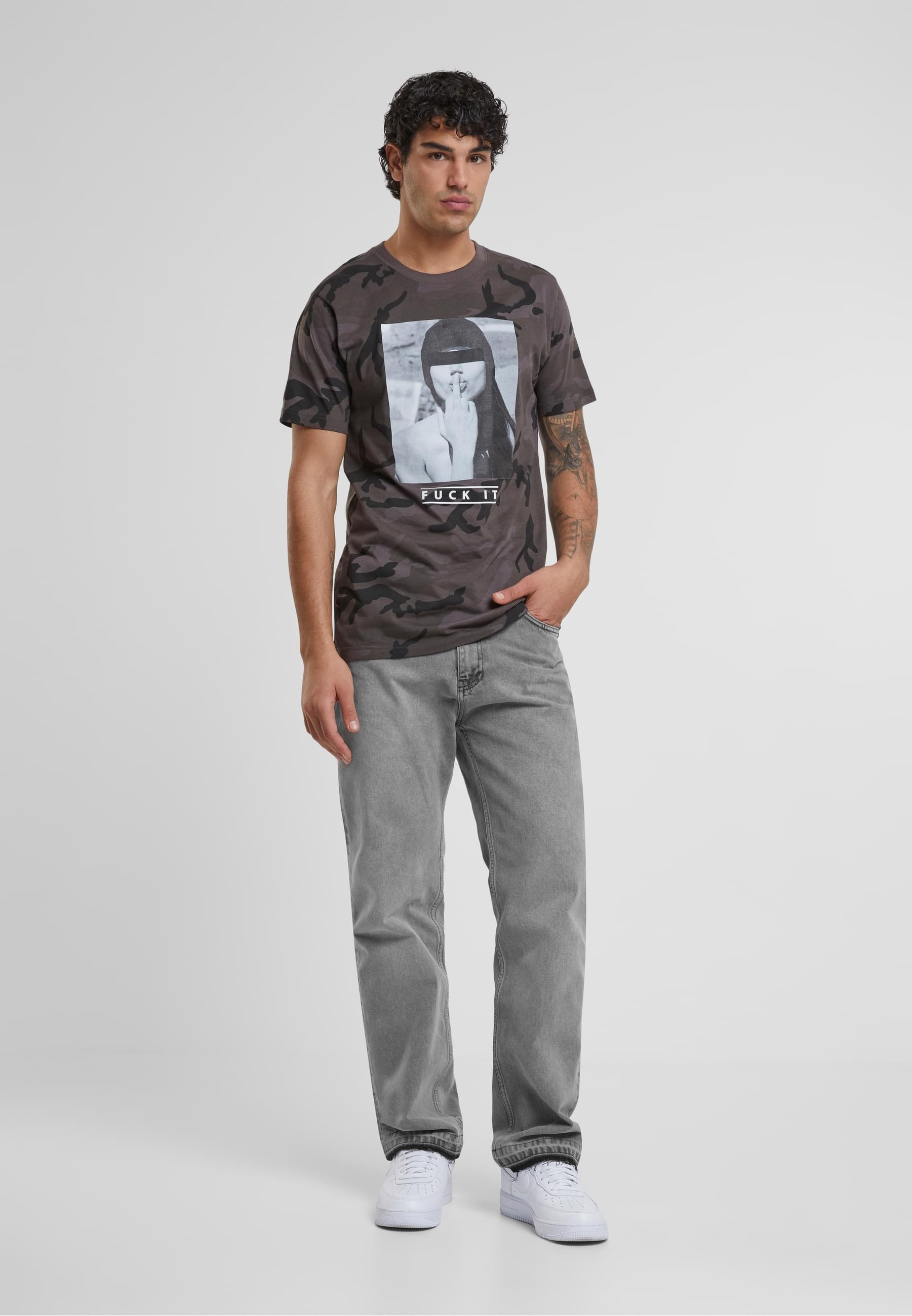 MisterTee T-Shirt »MisterTee Herren F#?KIT Tee«, (1 tlg.)