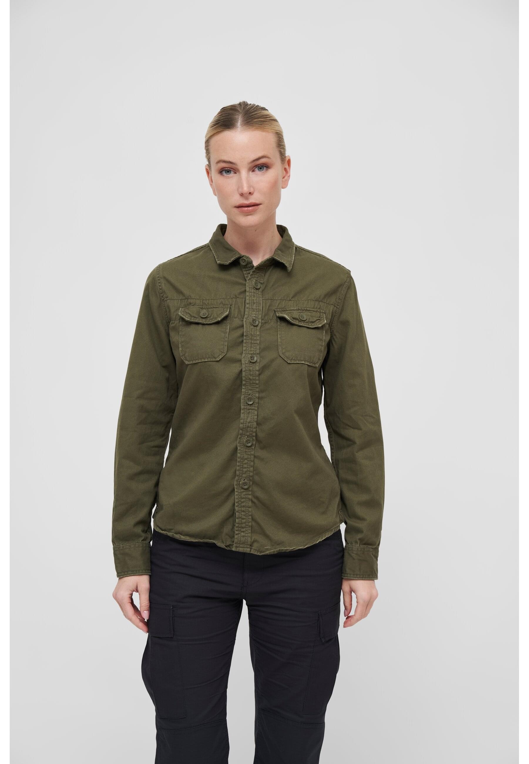 Brandit Langarmshirt »Brandit Damen Ladies Vintageshirt Longsleeve«, (1 tlg.)