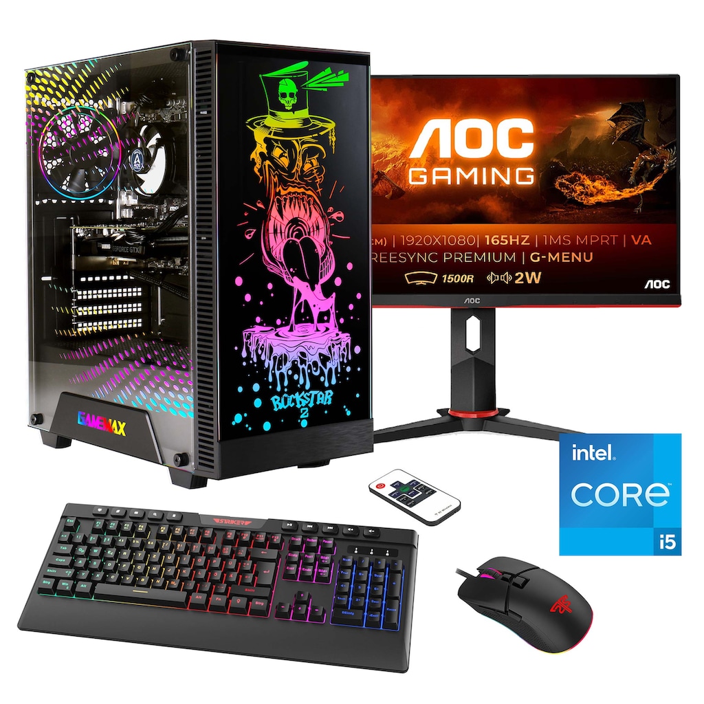 Hyrican Gaming-PC-Komplettsystem »Rockstar SET02423«, (RTX 4060Ti (16GB)