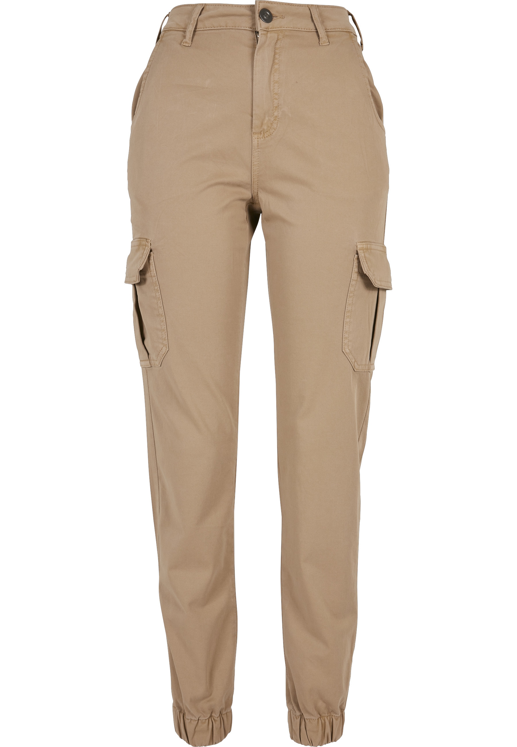 URBAN CLASSICS Cargohose "Urban Classics Damen Ladies High Waist Cargo Pant günstig online kaufen