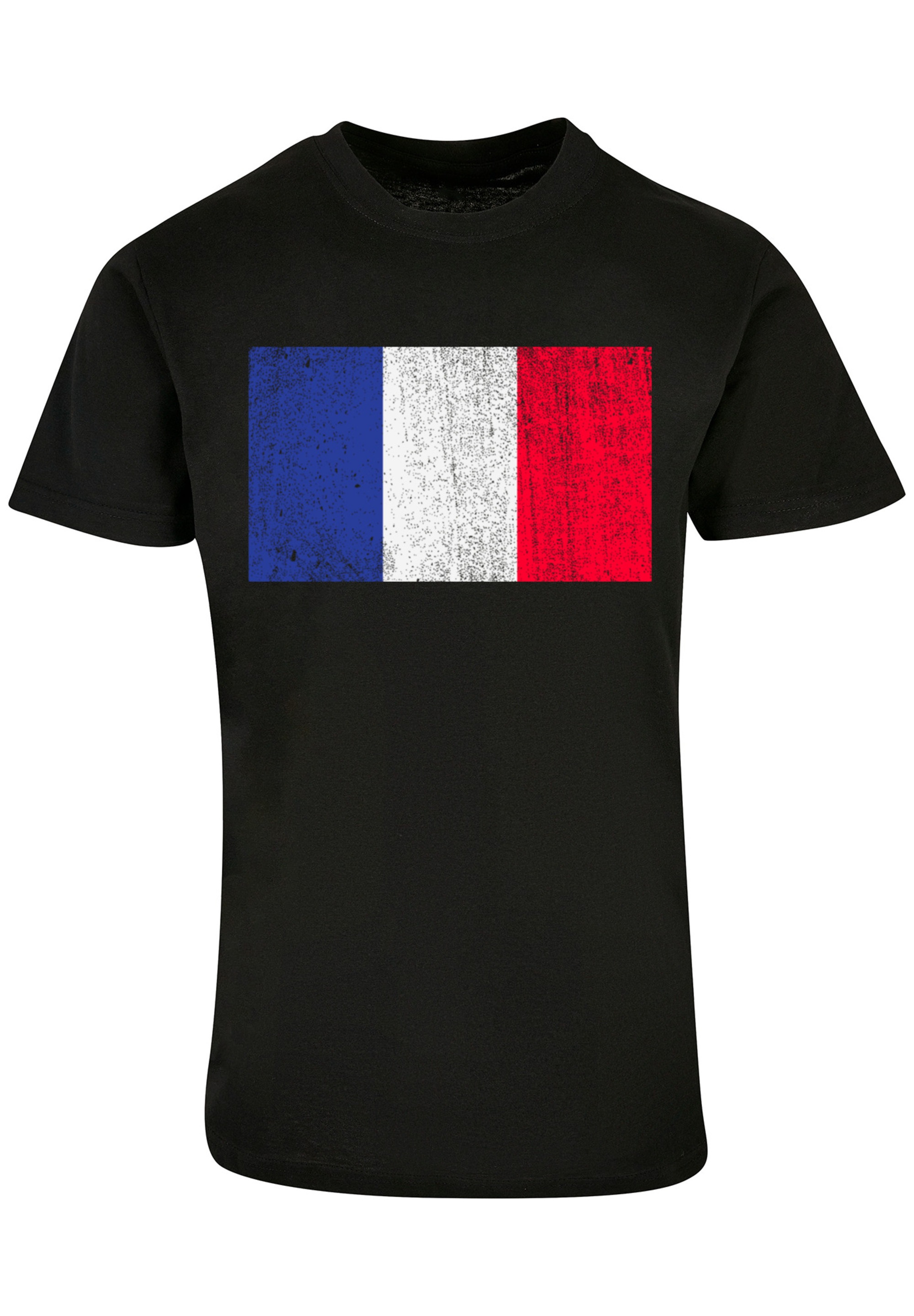 F4NT4STIC T-Shirt "Frankreich Flagge France distressed" Print günstig online kaufen