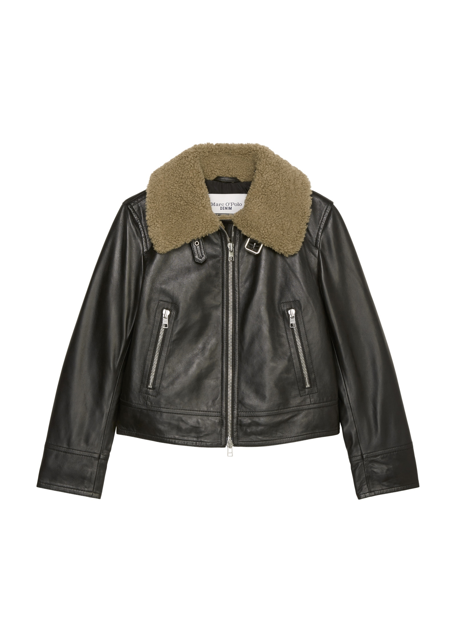 Marc O'Polo DENIM Lederjacke »aus softem Lammleder«