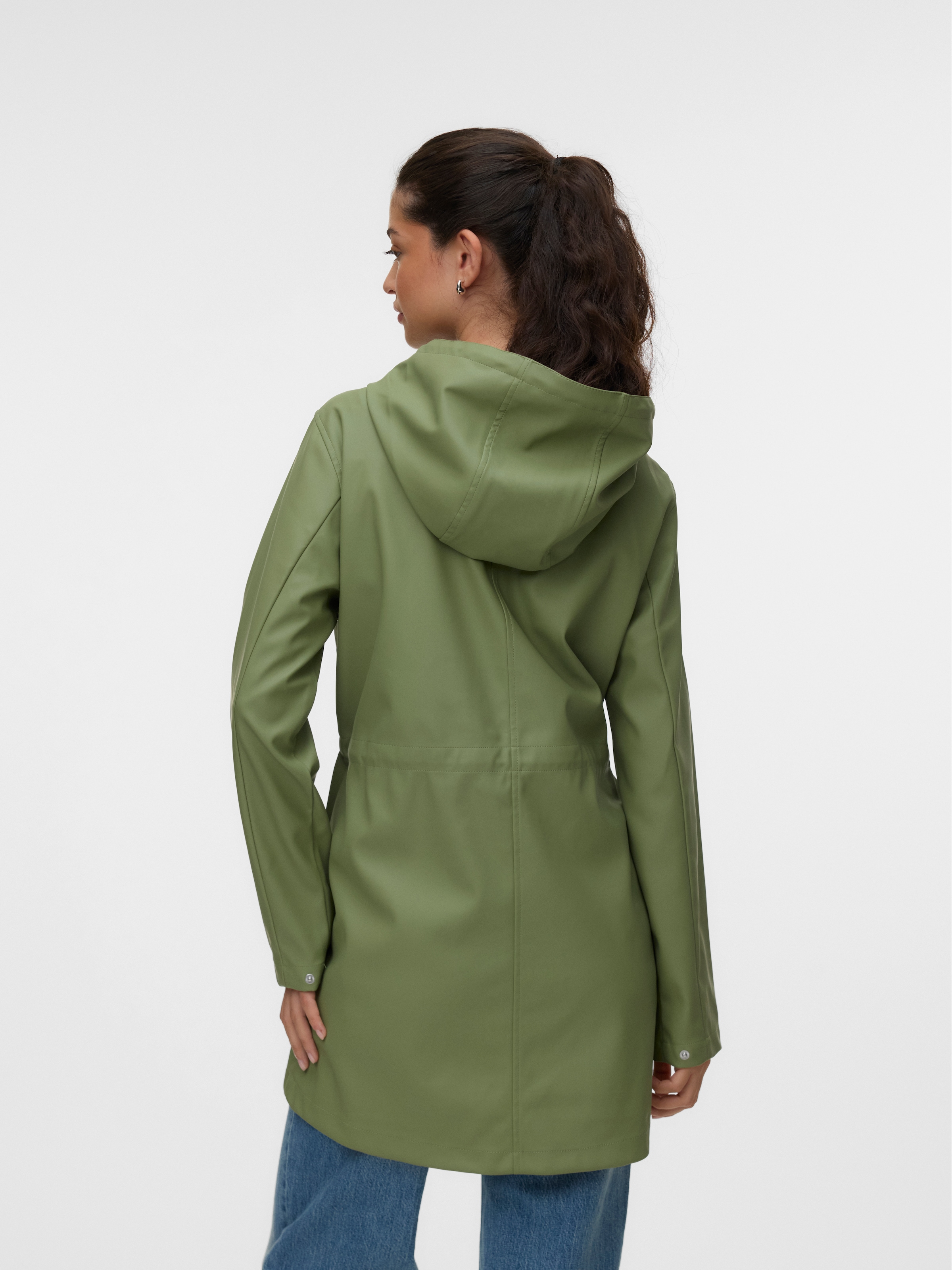 Vero Moda Regenjacke »VMMALOU COATED JACKET« mit Kapuze wasserabweisende Beschichtung