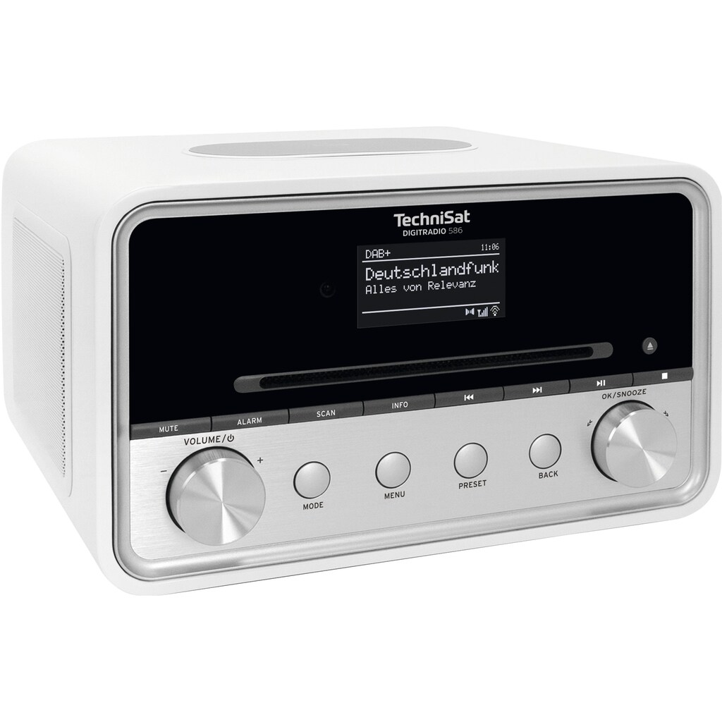 TechniSat Radio »DIGITRADIO 586«, (Bluetooth-A2DP Bluetooth-AVRCP Bluetooth-WLAN Digitalradio (DAB+)-Internetradio-UKW mit RDS 20 W)