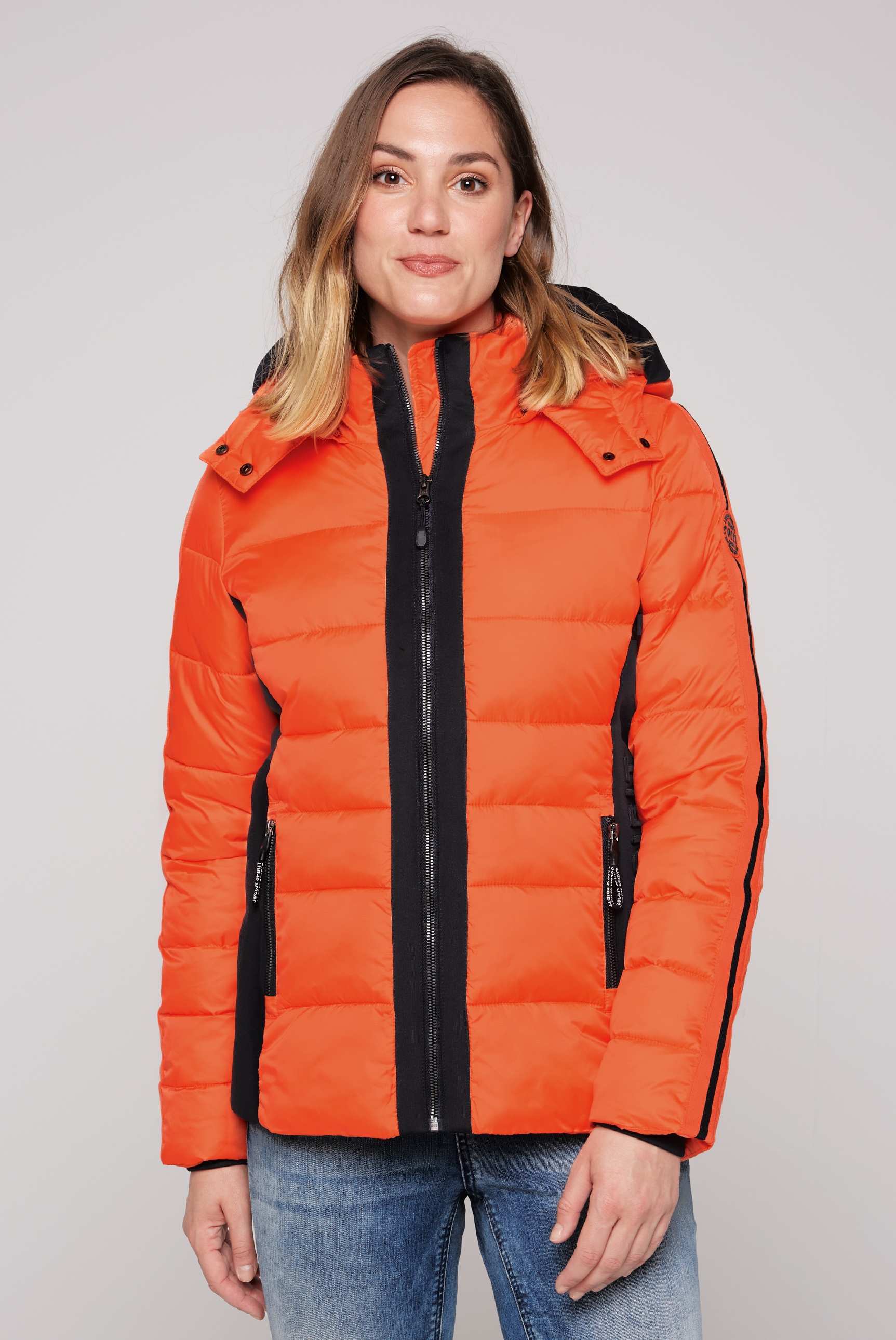 SOCCX Winterjacke, mit Kapuze, mit abtrennbarer Kapuze günstig online kaufen