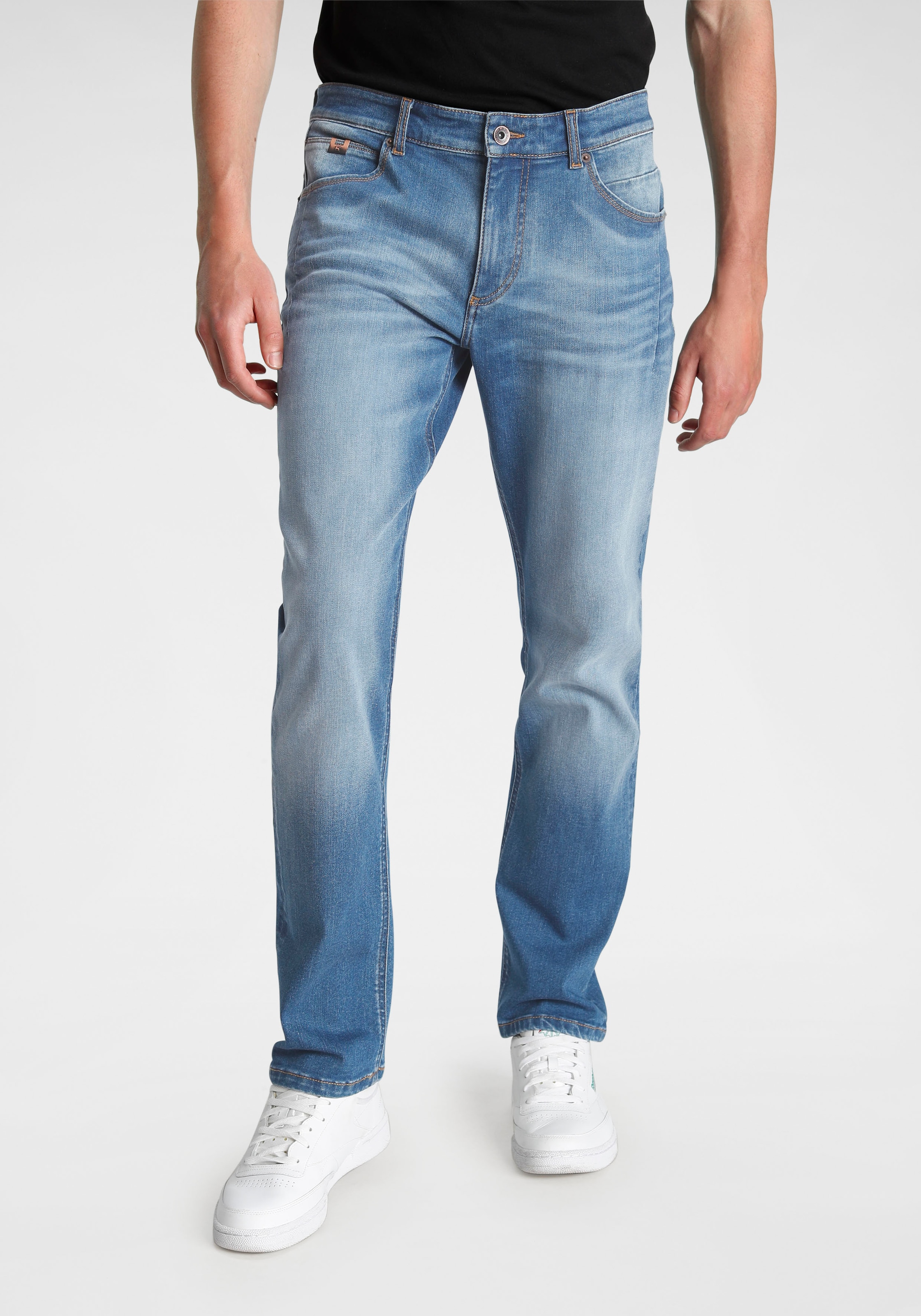 H.I.S Straight-Jeans »DALE«, Ökologische, wassersparende Produktion durch  Ozon Wash ▷ bestellen | BAUR