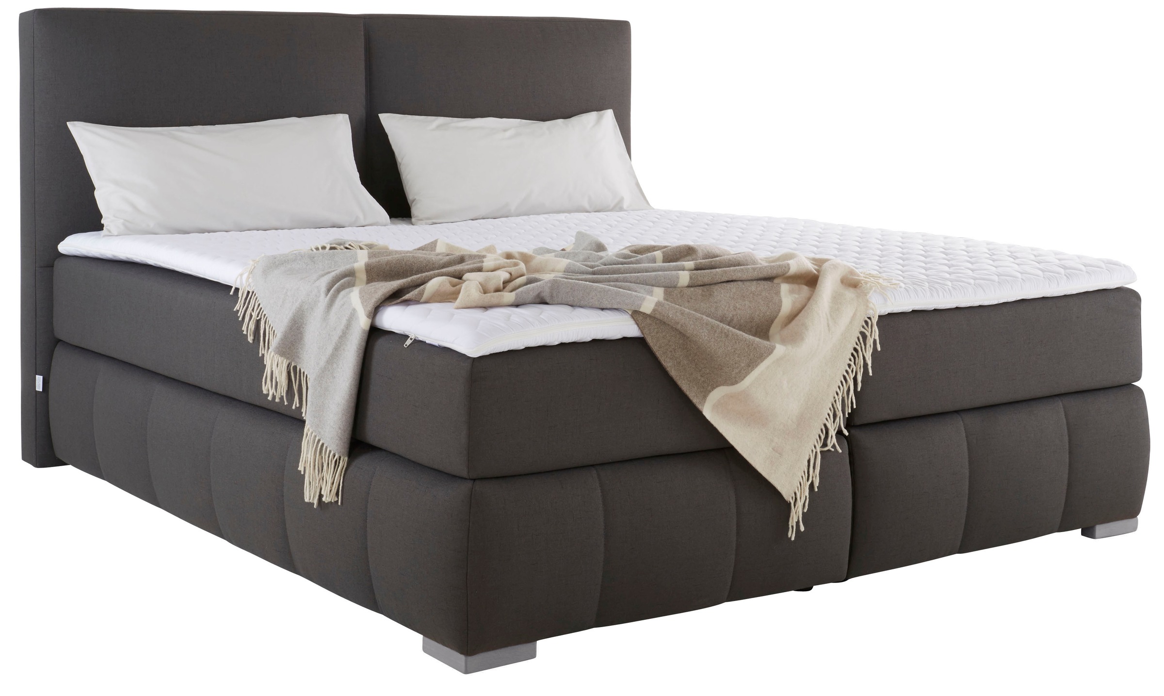 Guido Maria Kretschmer Home&Living Boxspringbett »Wehma«, inkl. Topper in 3 verschiedenen Matratzen, auch in Samtstoff