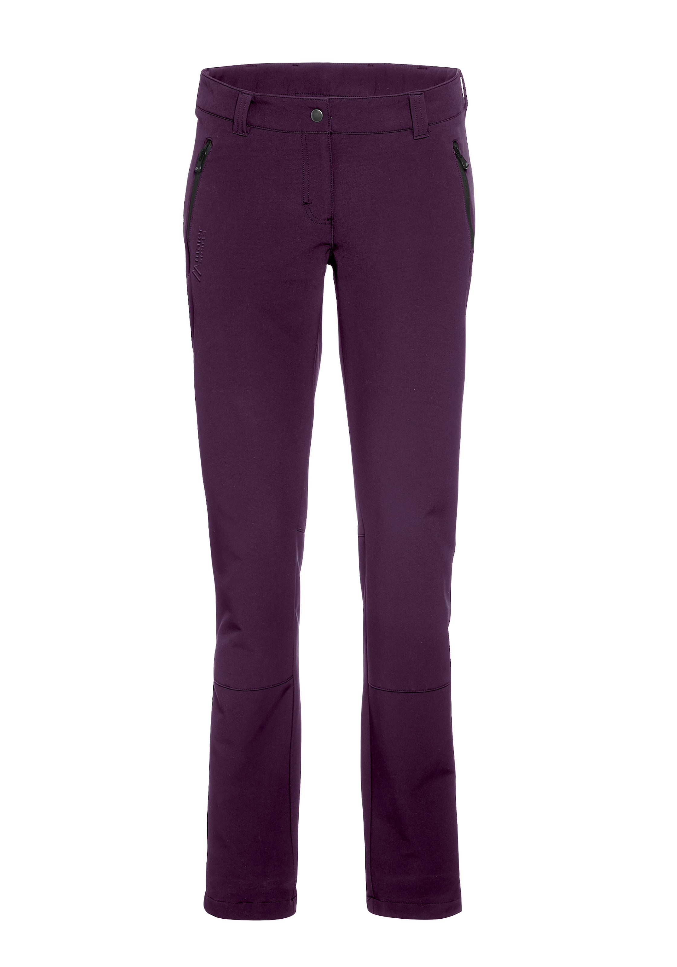 Maier Sports Funktionshose "Helga slim", warme Damen Outdoorhose, robuste Wanderhose, Slim Fit