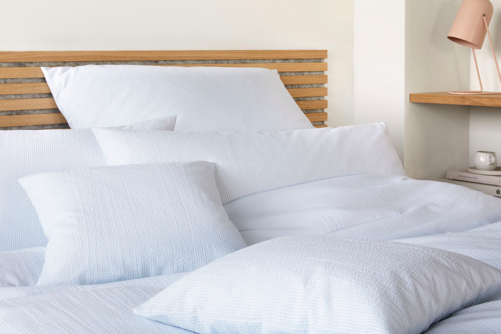 Elegante Bettwäsche "Stockholm" 2 Stk. angenehmes Hautgefühl günstig online kaufen