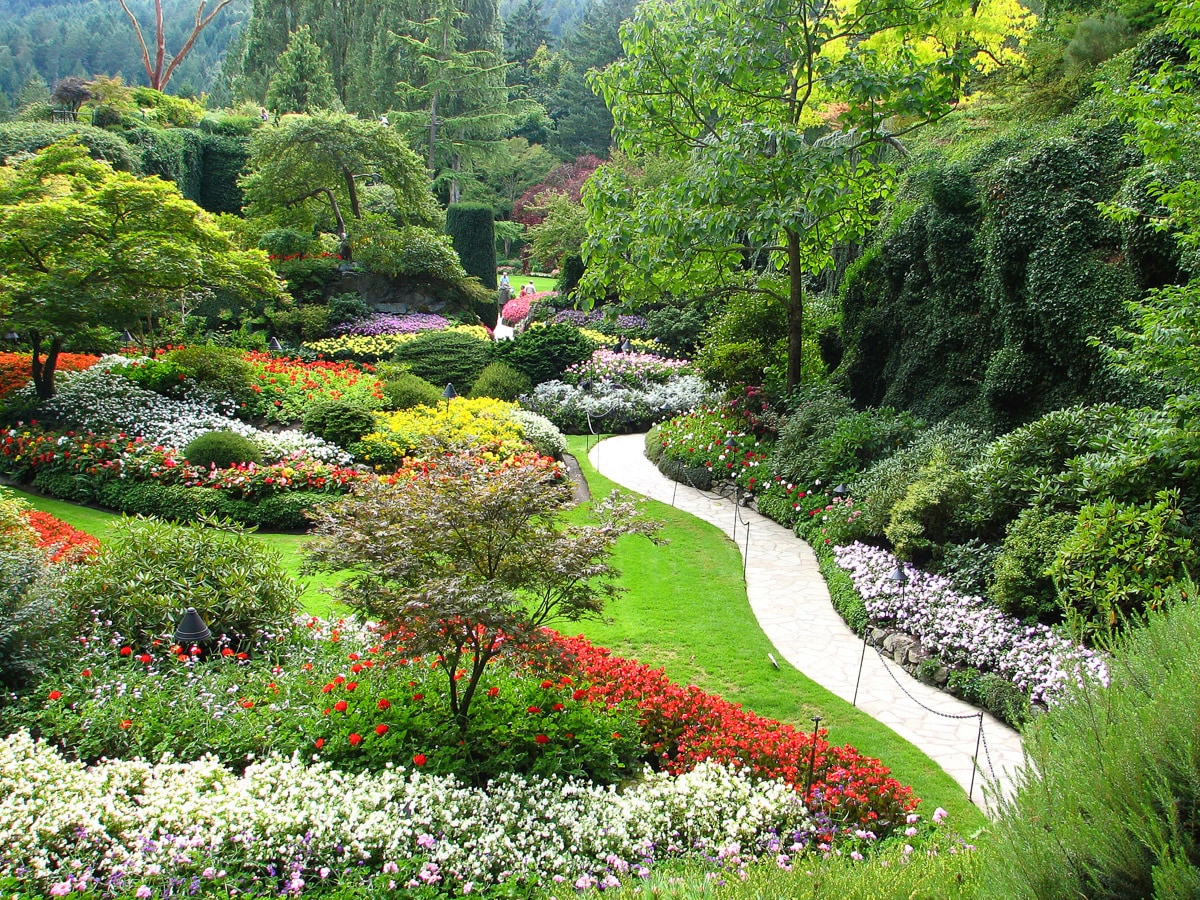 Papermoon Fototapete "Butchart Gardens"
