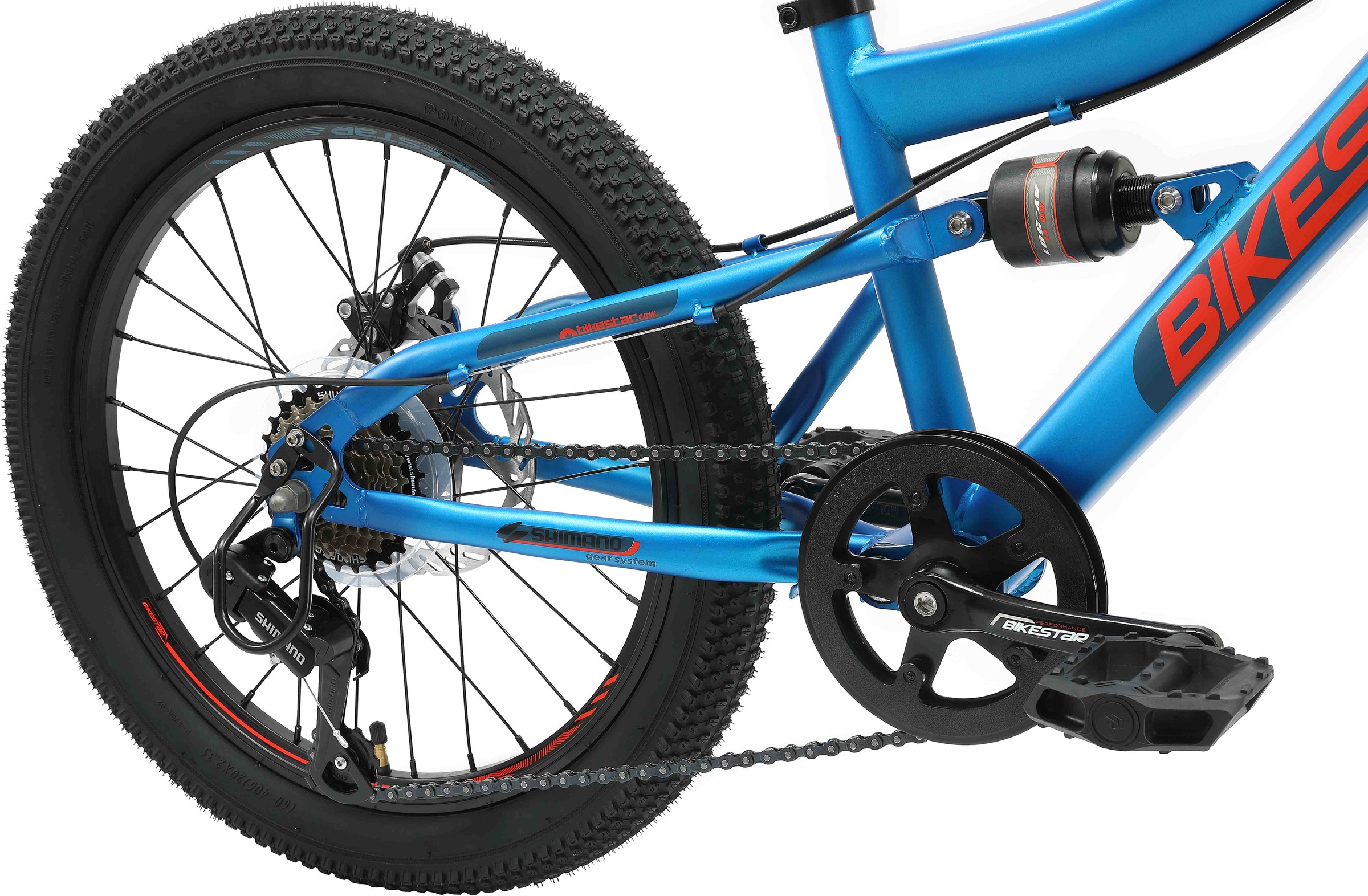 Bikestar Jugendfahrrad 7 Gang Shimano RD-TY21 Schaltwerk Kettenschaltung