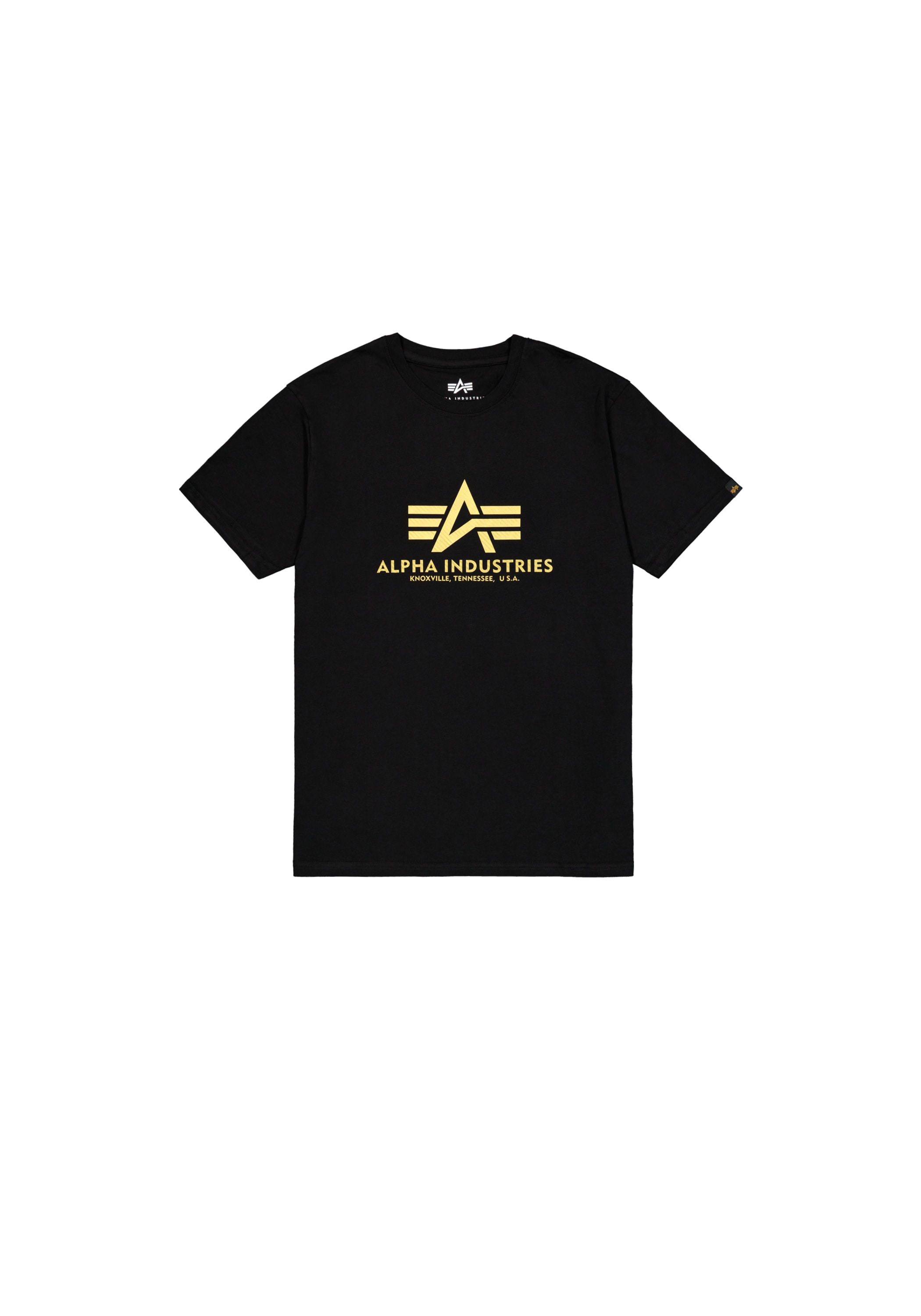 Alpha Industries Basic T T-Shirt Carbon Black/Gold XL