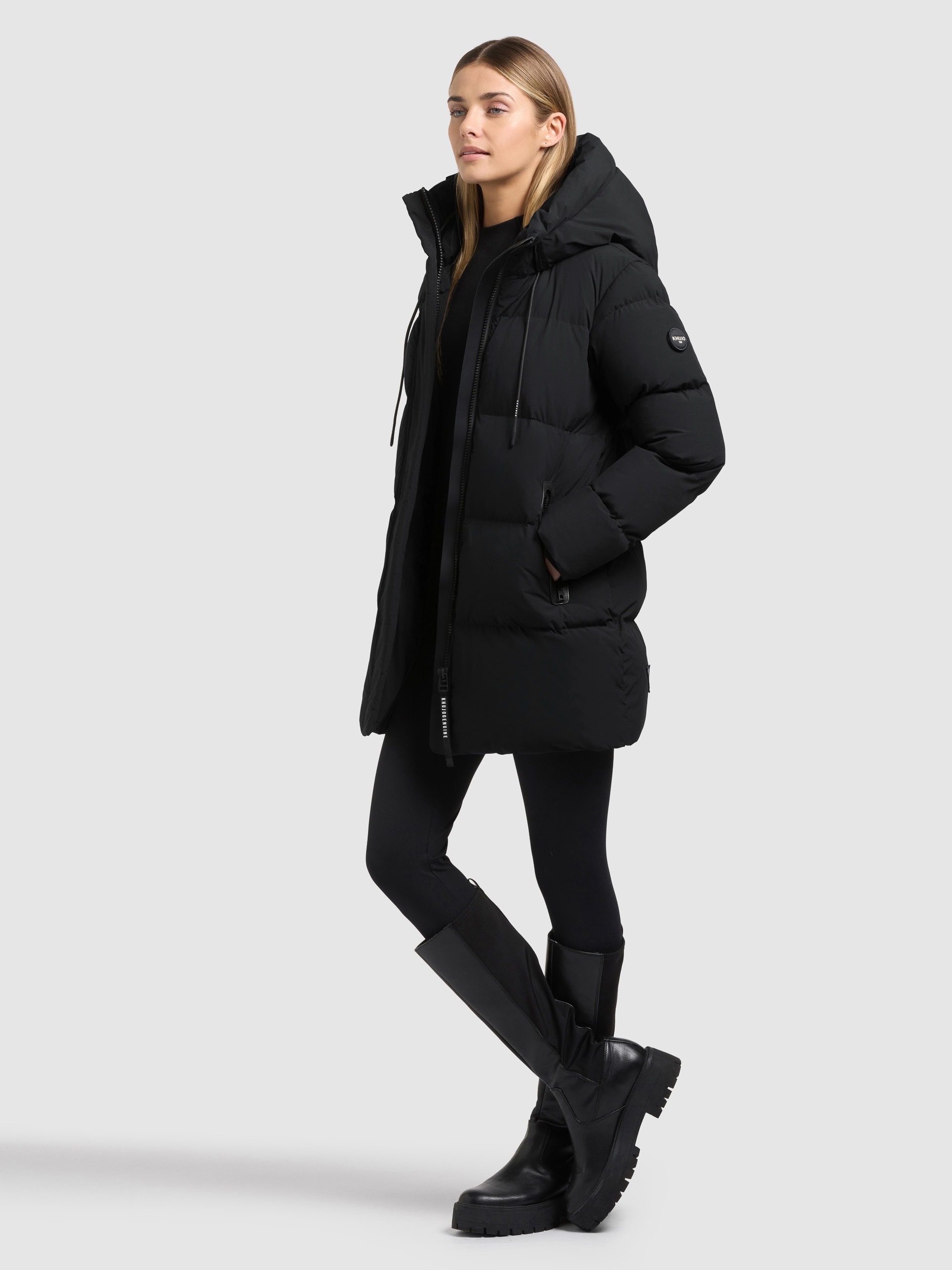 khujo Steppjacke »DROWN2 MATT« mit Kapuze
