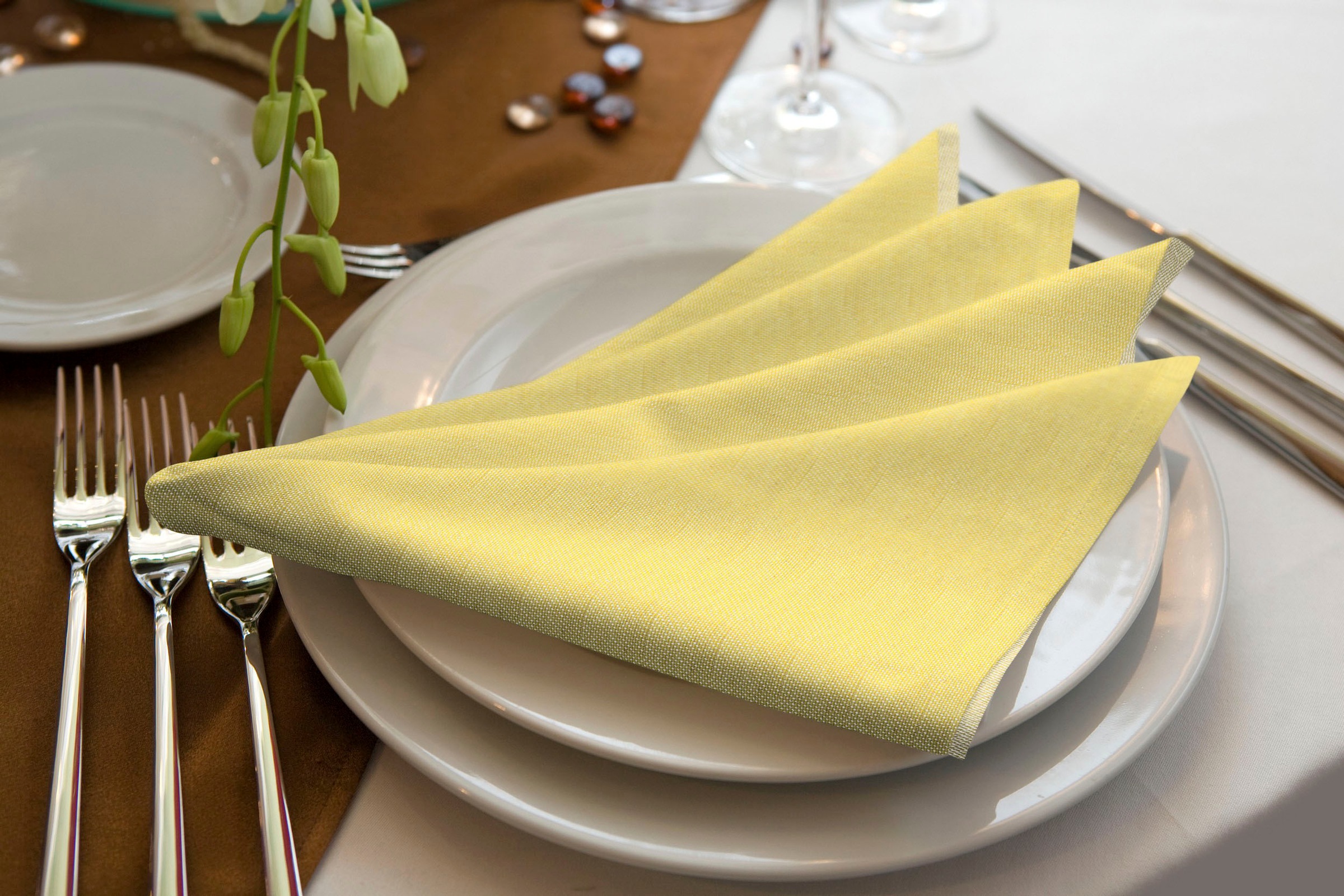 Adam Stoffserviette »Uni Light Collection«, (4 St.)