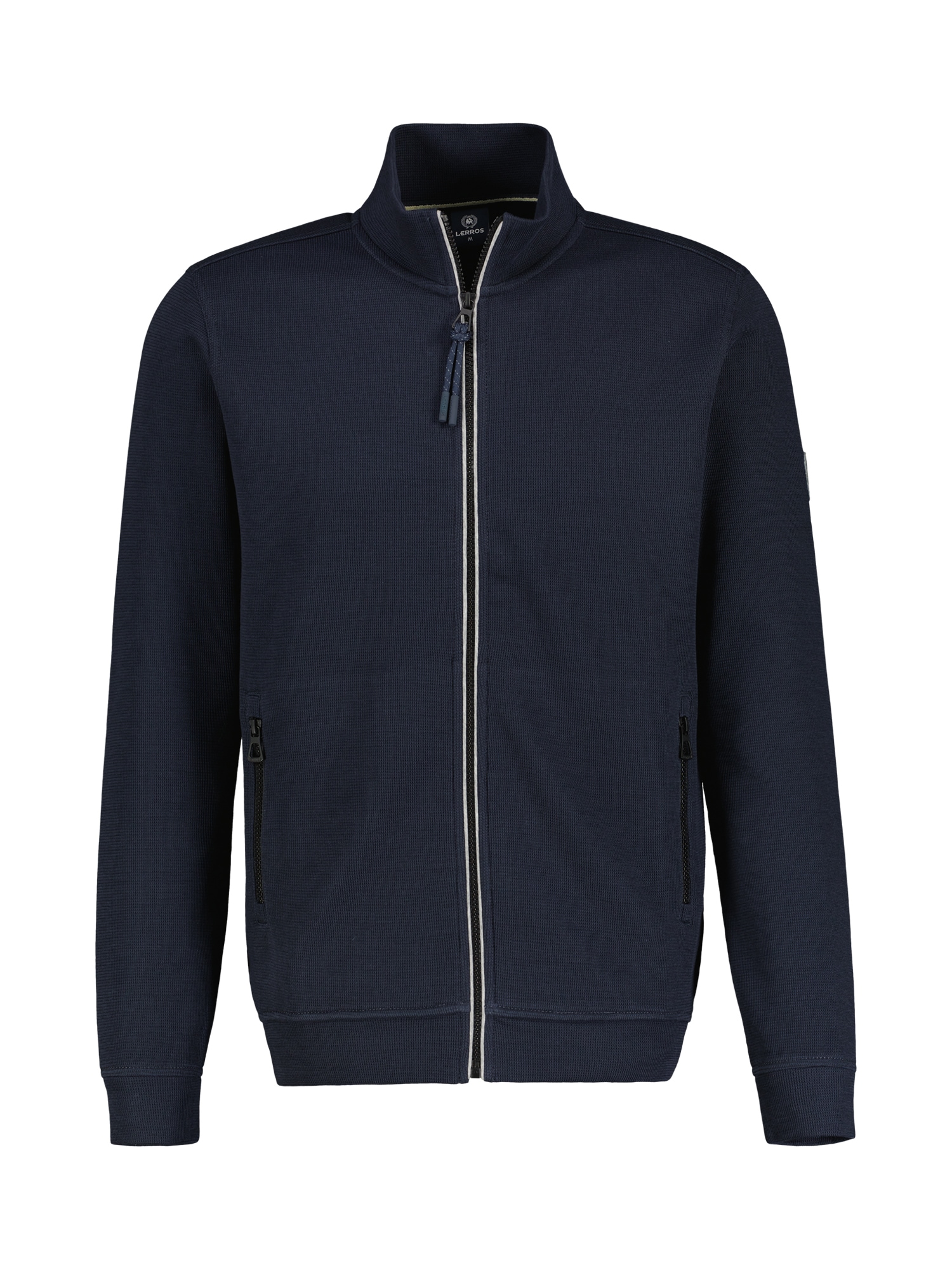 LERROS Sweatjacke »LERROS Unifarbene Sweatjacke für Herren«