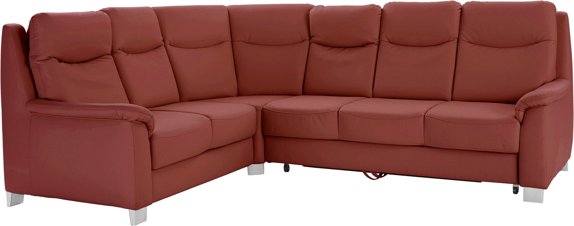sit&more Ecksofa »Boccaccio L-Form«, mit Federkern und Kopfteilverstellung, wahlweise mit Bettfunktion