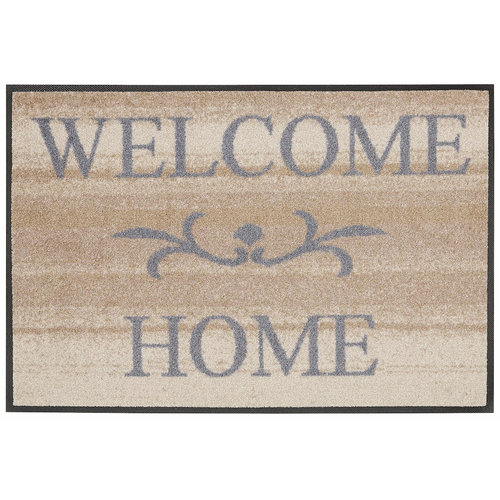 wash+dry by Kleen-Tex Fußmatte »Welcome Home«, rechteckig