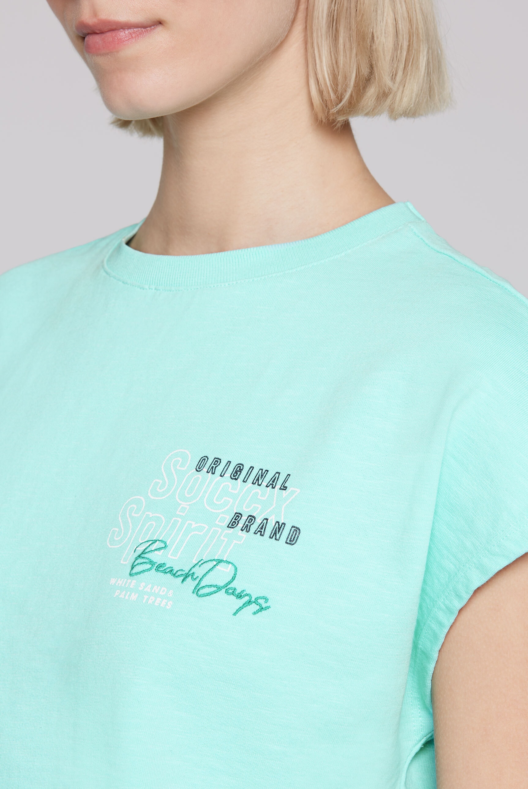 SOCCX Sweater, mit überschnittenen Schultern
