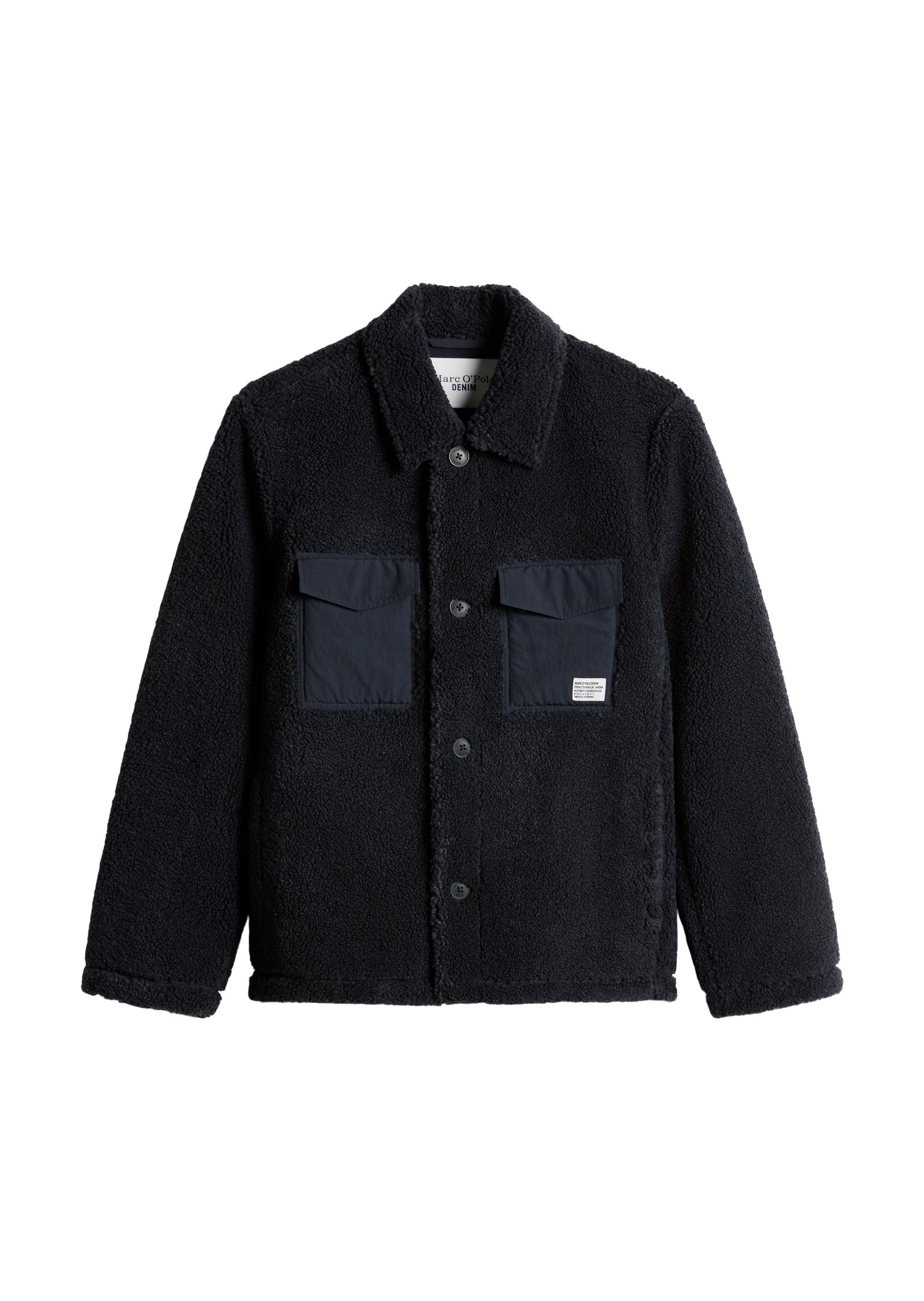 Marc O'Polo DENIM Outdoorjacke »mit weichem Fleecefutter« ohne Kapuze