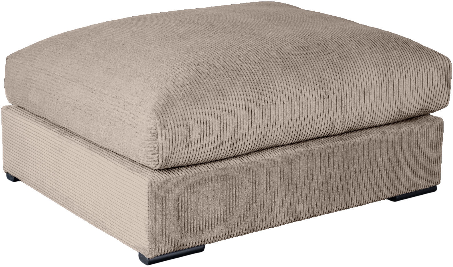 Home affaire Polsterhocker »Finca XXL, B: 125 cm« Mega-Hocker, in Cord oder Chenille-Struktur wählbar