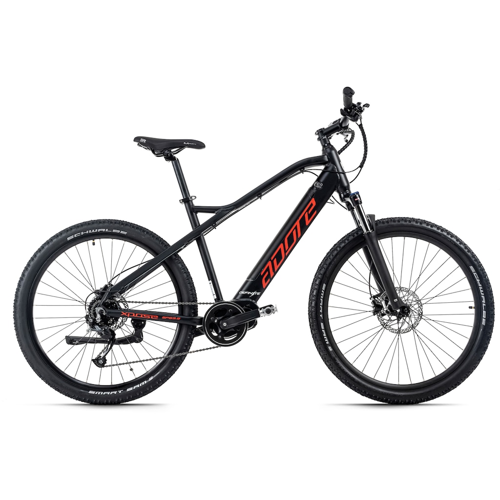 Adore E-Bike »XPOSE«, 9 Gang, Shimano, Altus, Mittelmotor 250 W