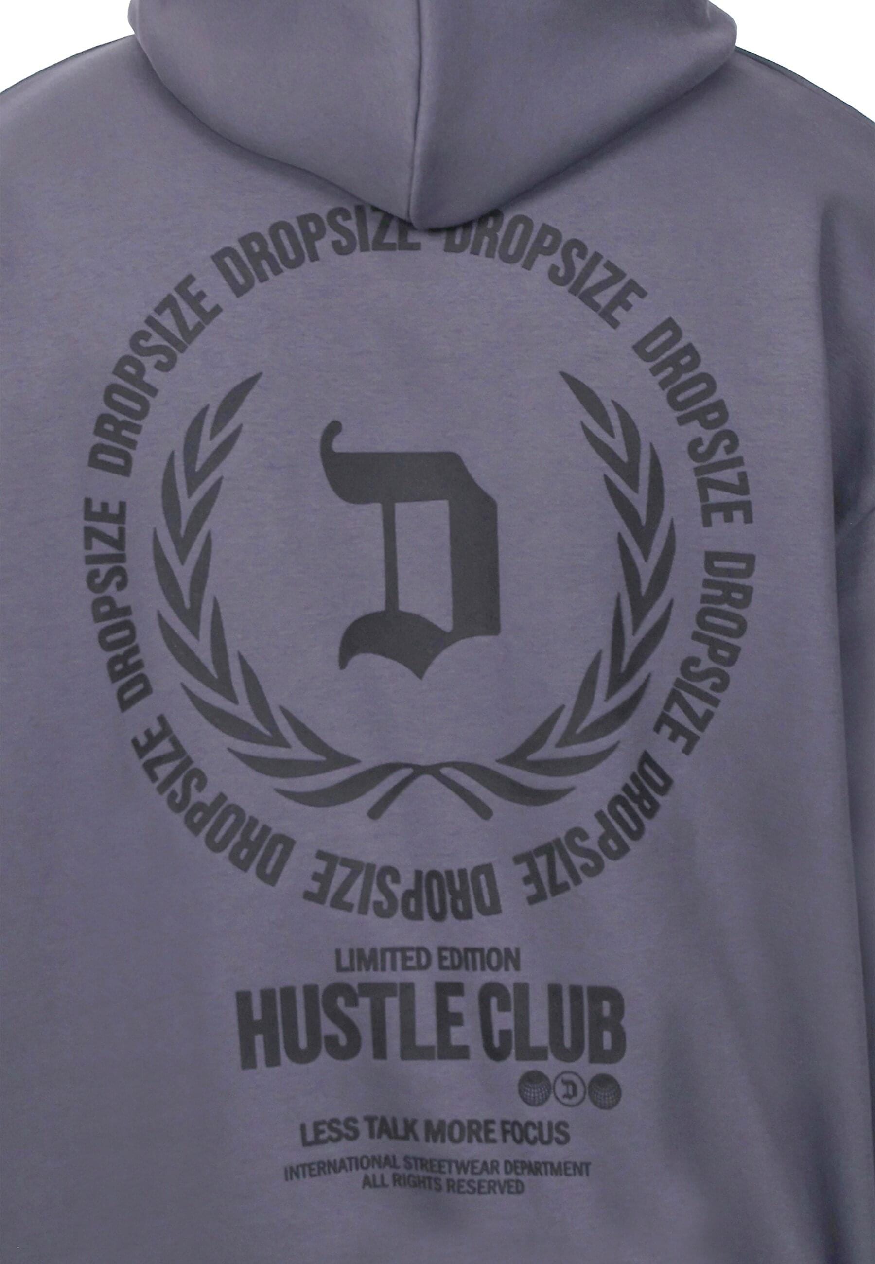 Dropsize Kapuzensweatshirt »Dropsize HEAVY OVERSIZE HUSTLE CLUB HOODIE«, 1 Stk.
