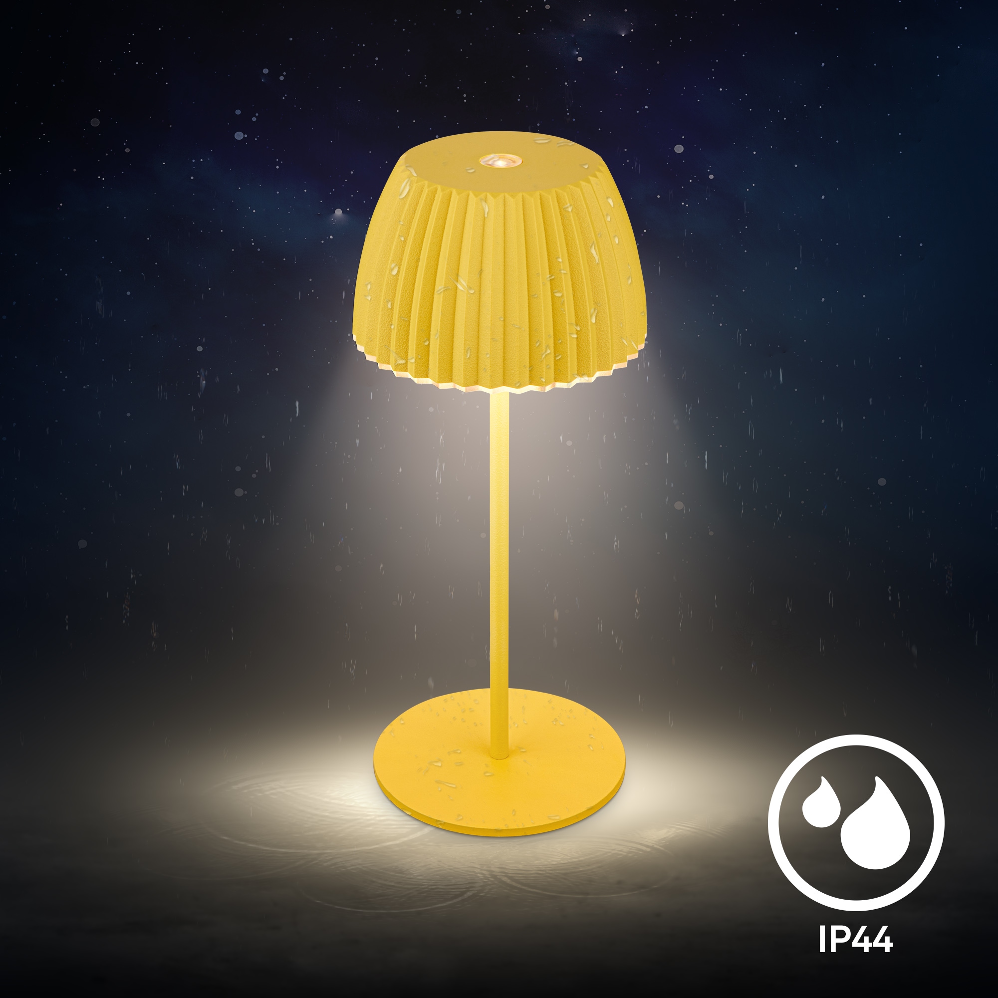 Briloner Leuchten LED Tischleuchte »Akku LED Tischleuchte, mini, gelb«