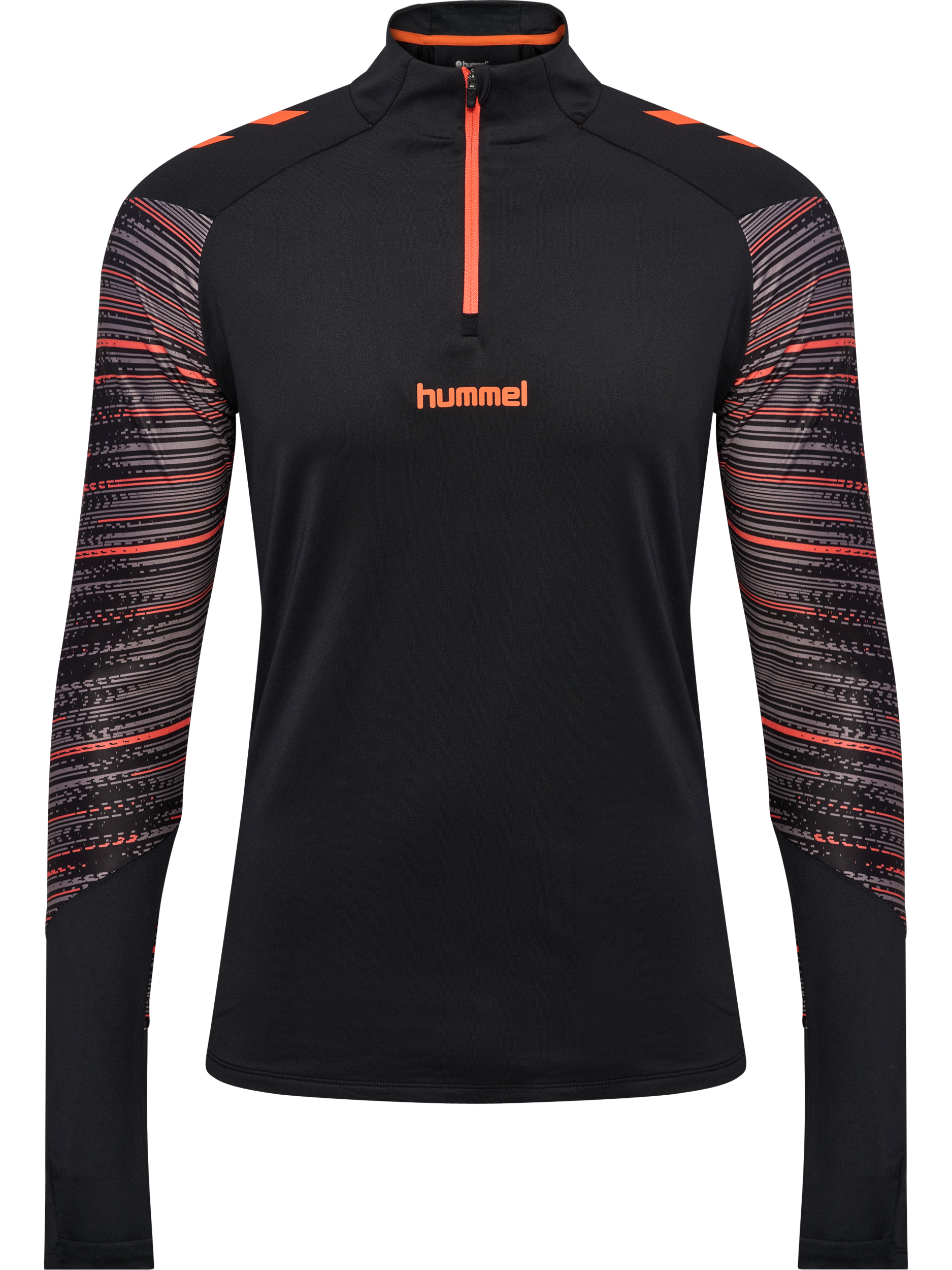 hummel Trainingsshirt "HMLBLAZE PRO TRAINING HALF ZIP" schnell trocknend, atmungsaktiv, aus Polyester und Elasthan
