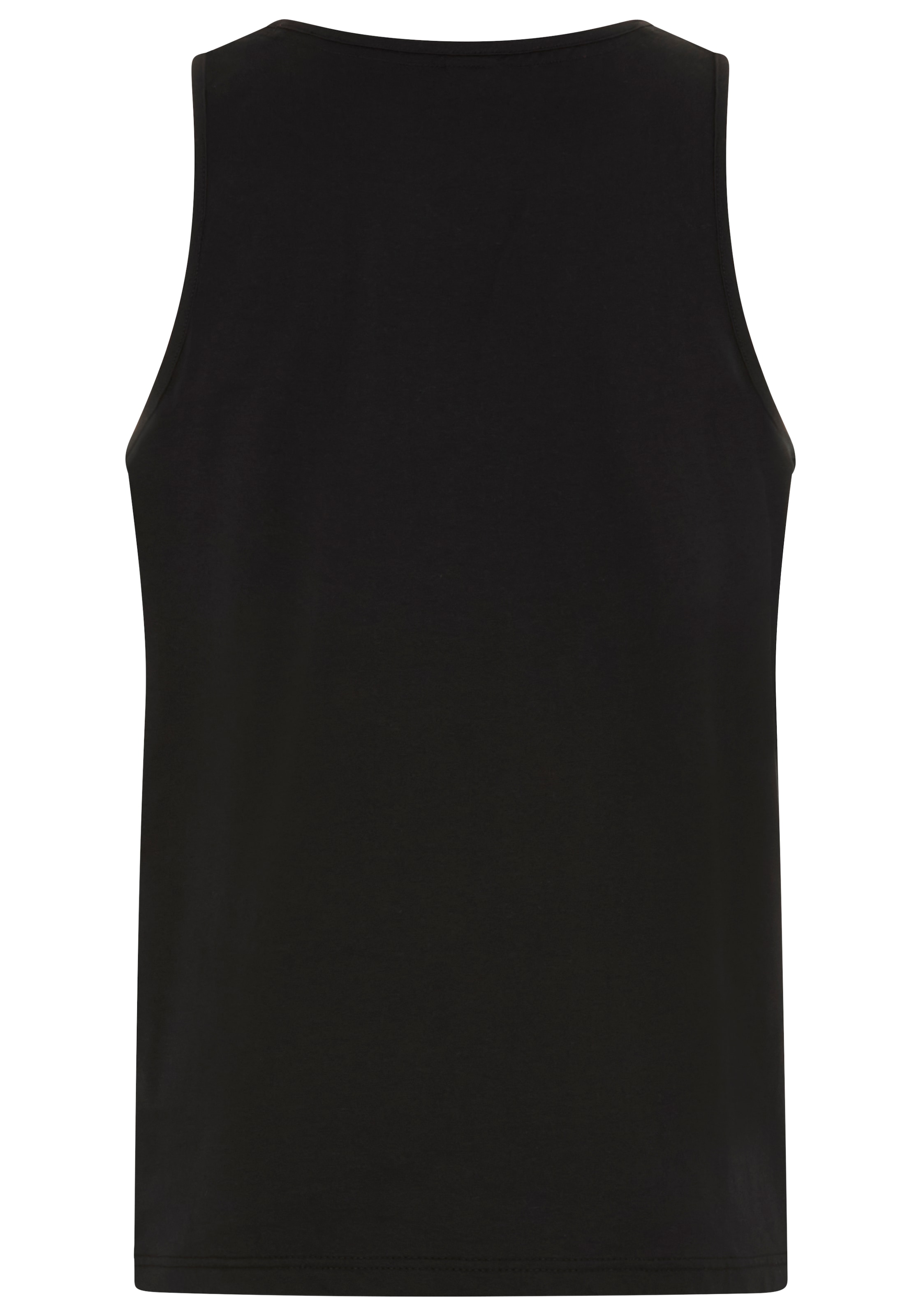 KangaROOS Tanktop schmal geschnitten, ärmellos, aus Baumwolle, Single Jersey