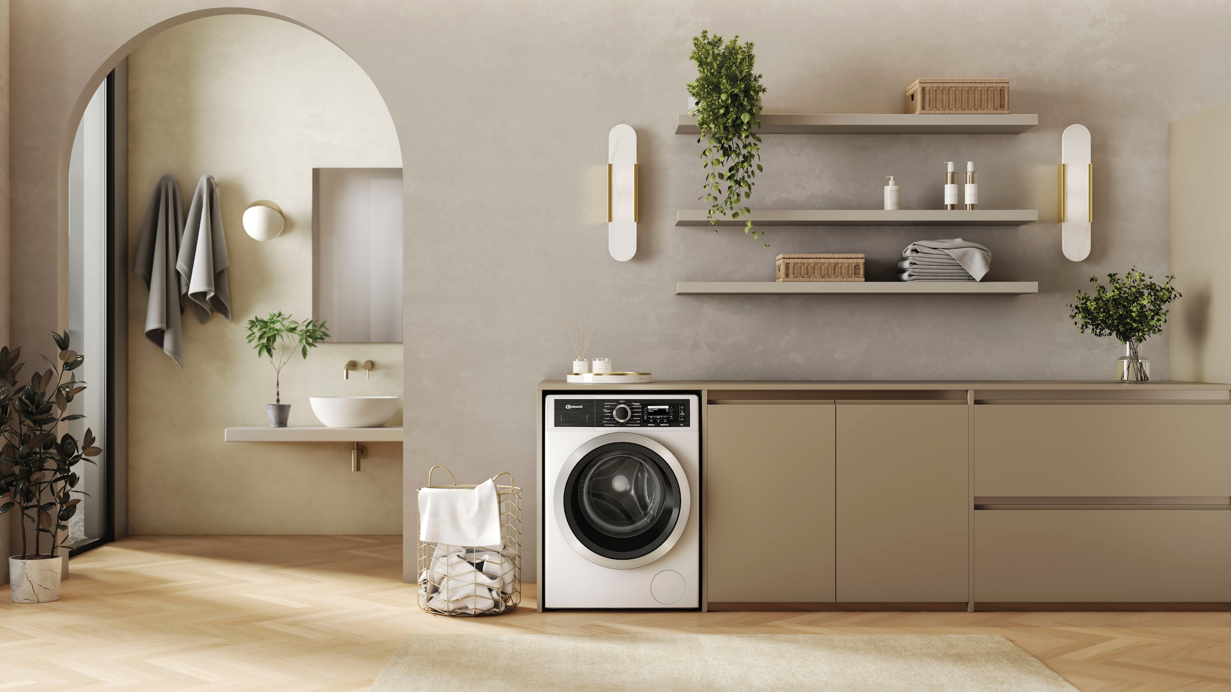 BAUKNECHT Waschmaschine »B7 99 SILENCE DE«, 9 kg, 1400 U/min