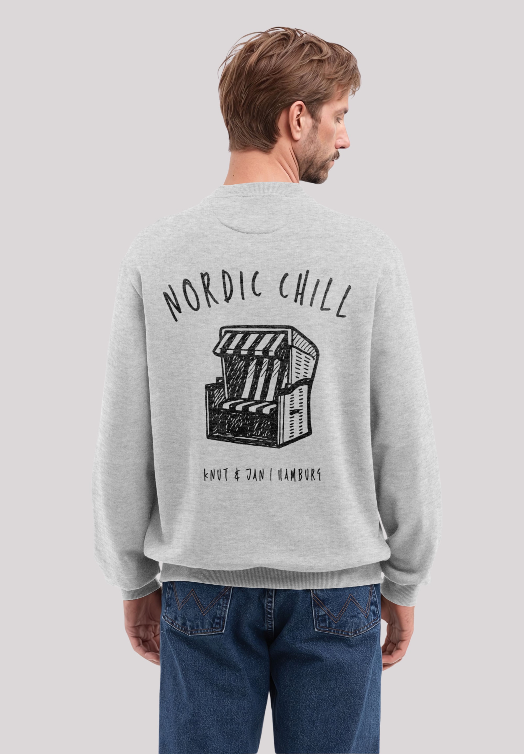 F4NT4STIC Sweatshirt "Knut und Jan Scribble Logo", Osteee Kollektion, Urlau günstig online kaufen