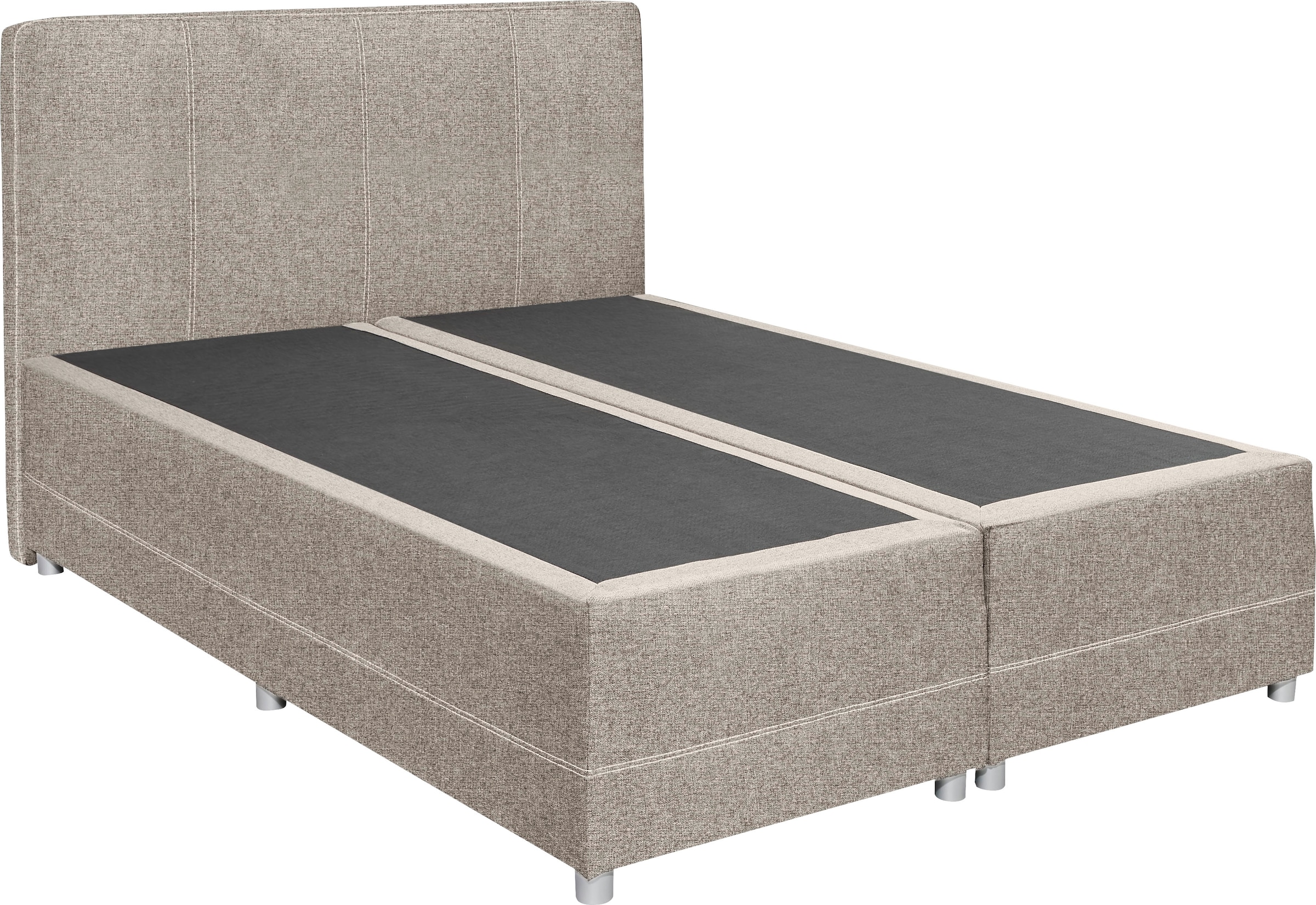 ED EXCITING DESIGN Boxspringbett "Luanda", wahlweise mit Matratze und Toppe günstig online kaufen