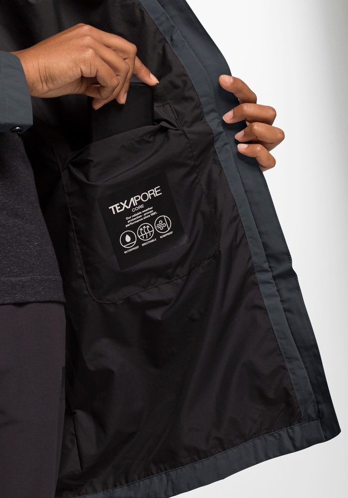 Jack Wolfskin Regenmantel »NORDEN PORT COAT W«