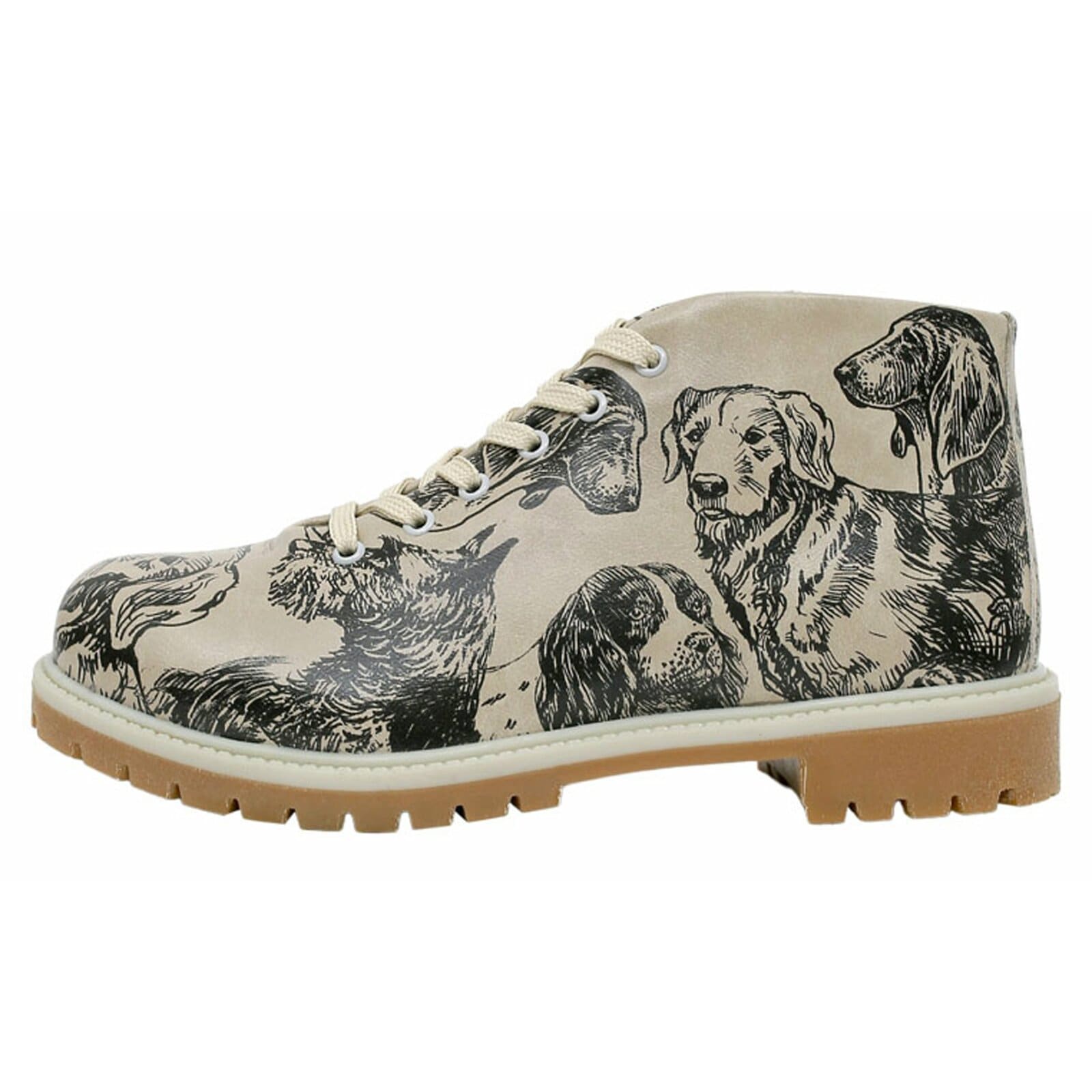 DOGO Schnürboots "Shortcut Boots Hedge-Hug Damen Stiefeletten, Shortcut Boots" Handgefertigt